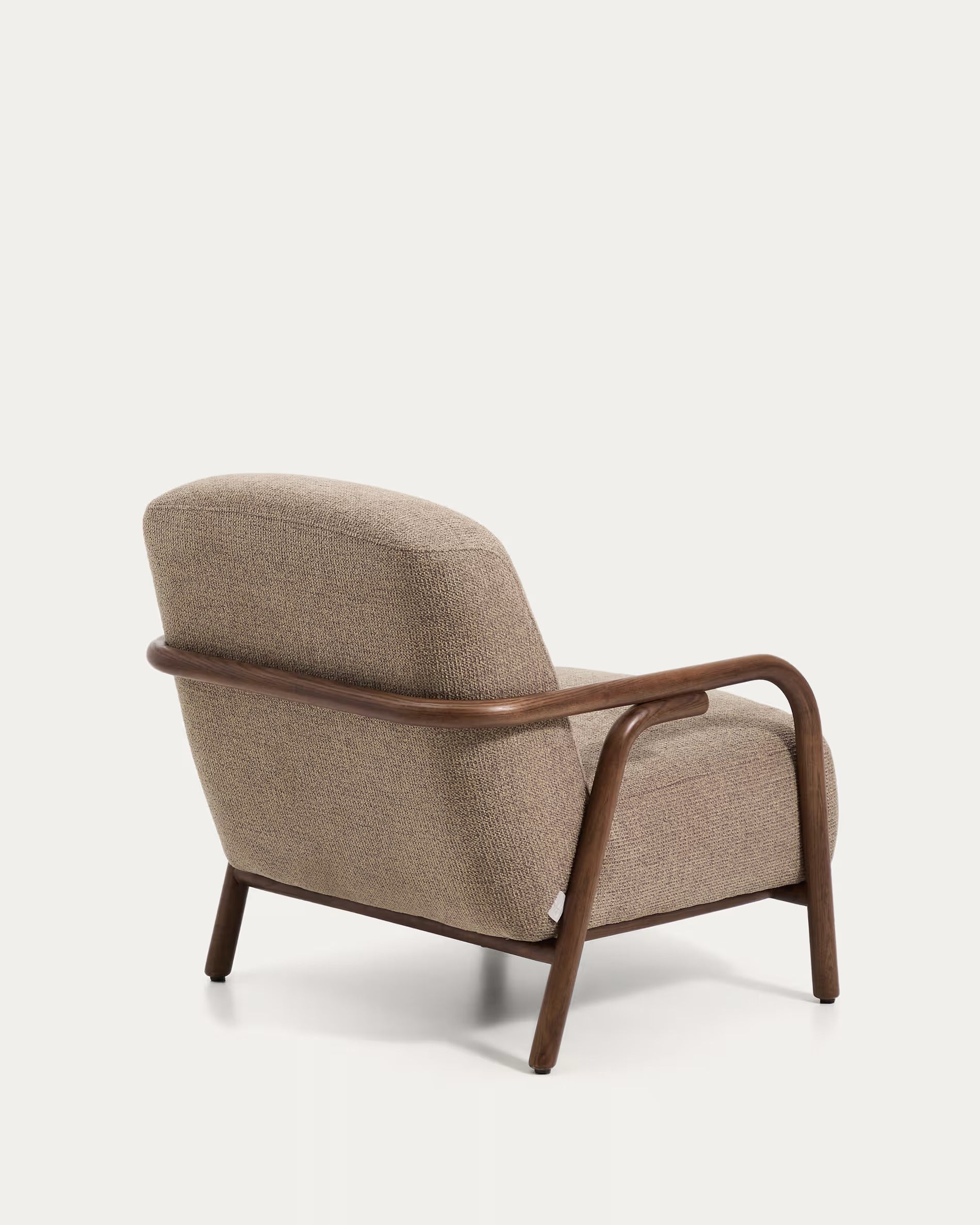 SYLO armchair taupe with dark ash base