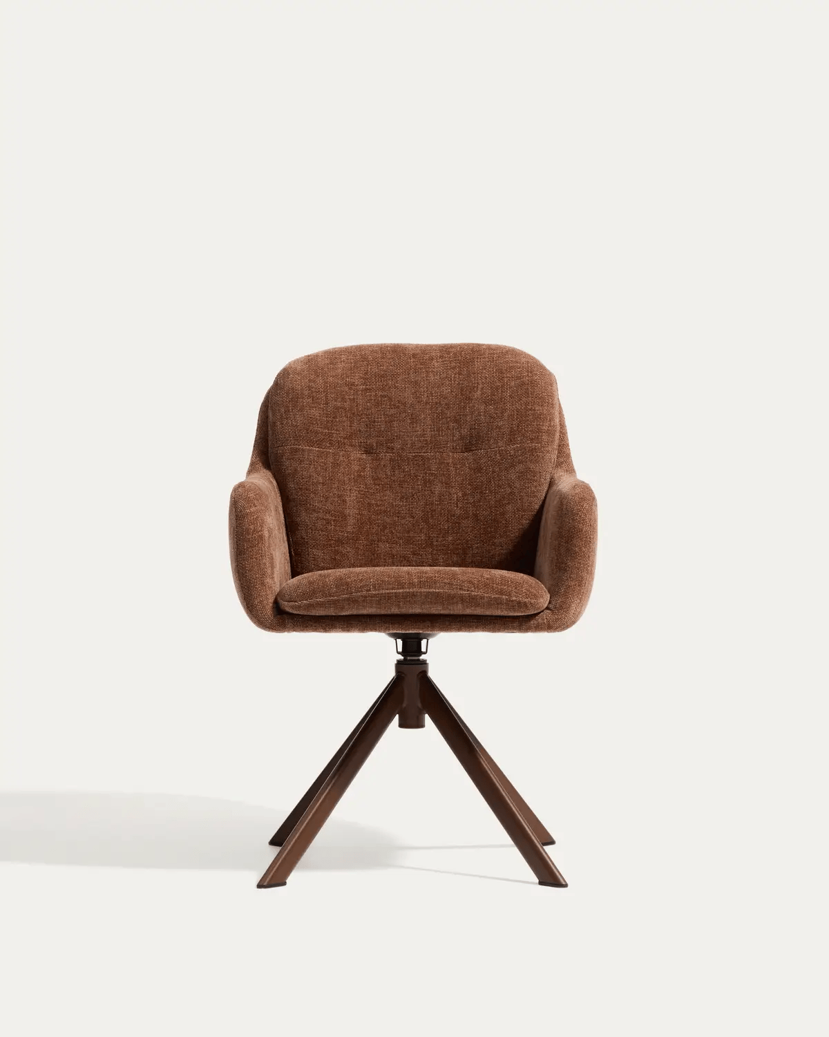 Draaistoel LEXA bruin chenille