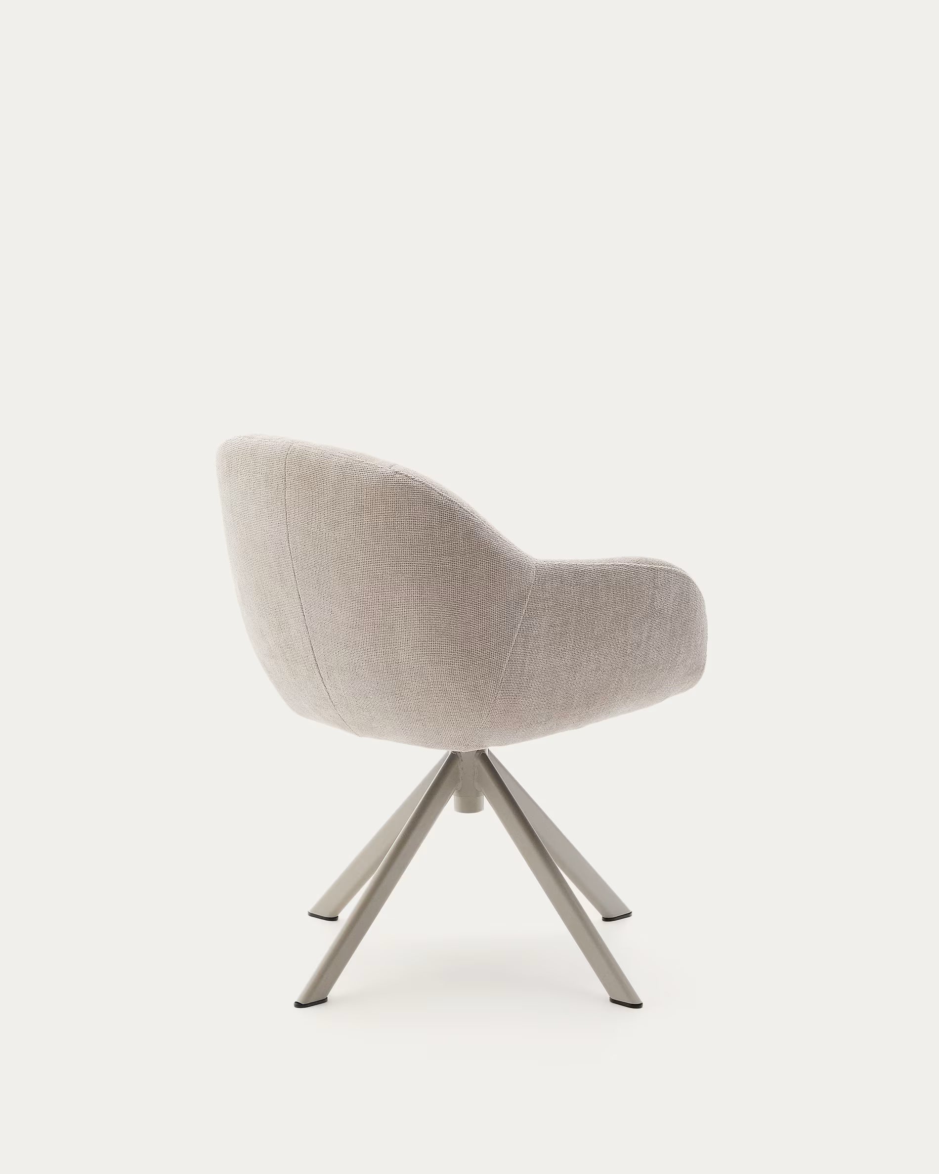 Draaistoel DORINA beige chenille