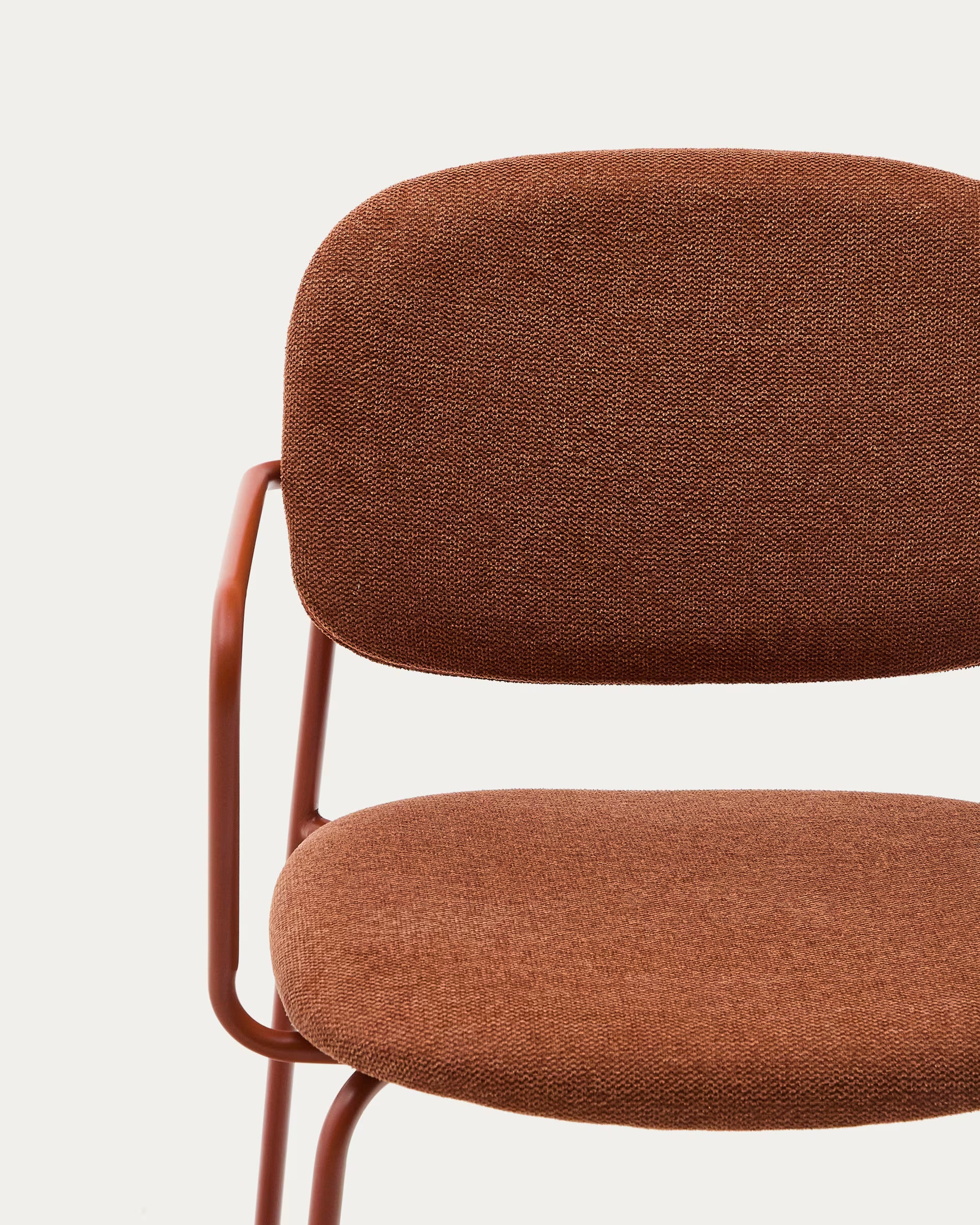 Stoel met armleuningen MELI terracotta