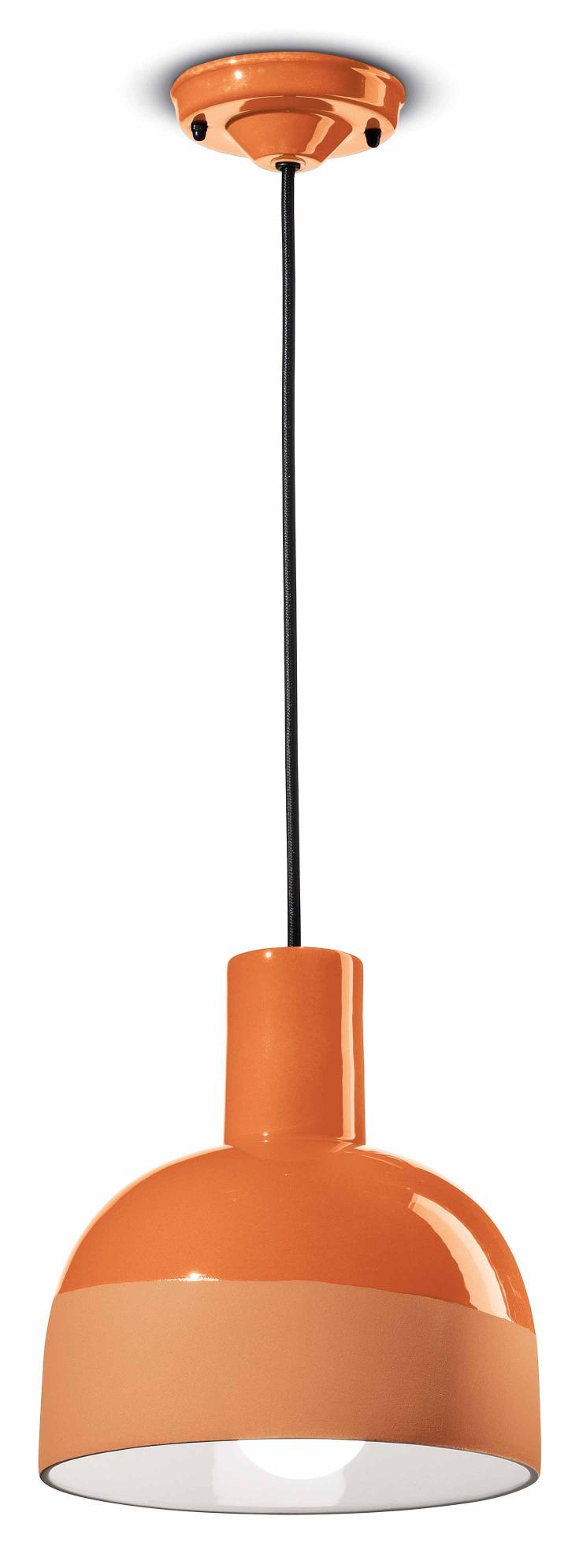 CAXIXI orange ceramic pendant lamp