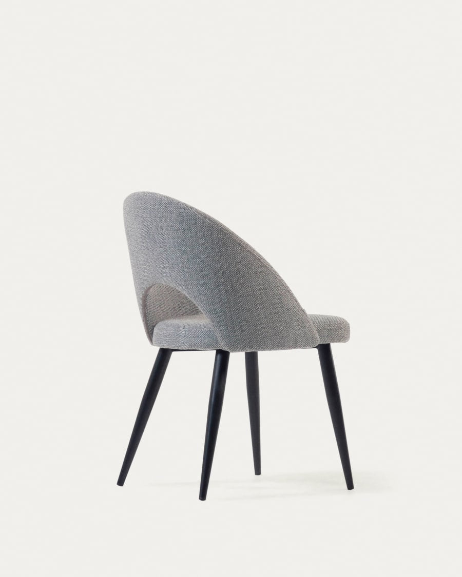 Chair in the gray gray fabric