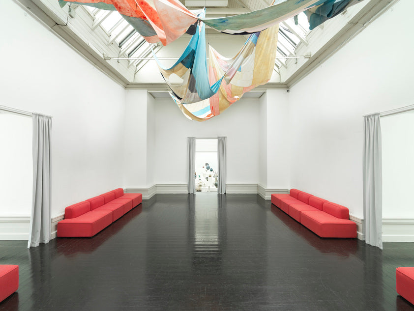 Seilmodularsofa - links -Hand offenes Element