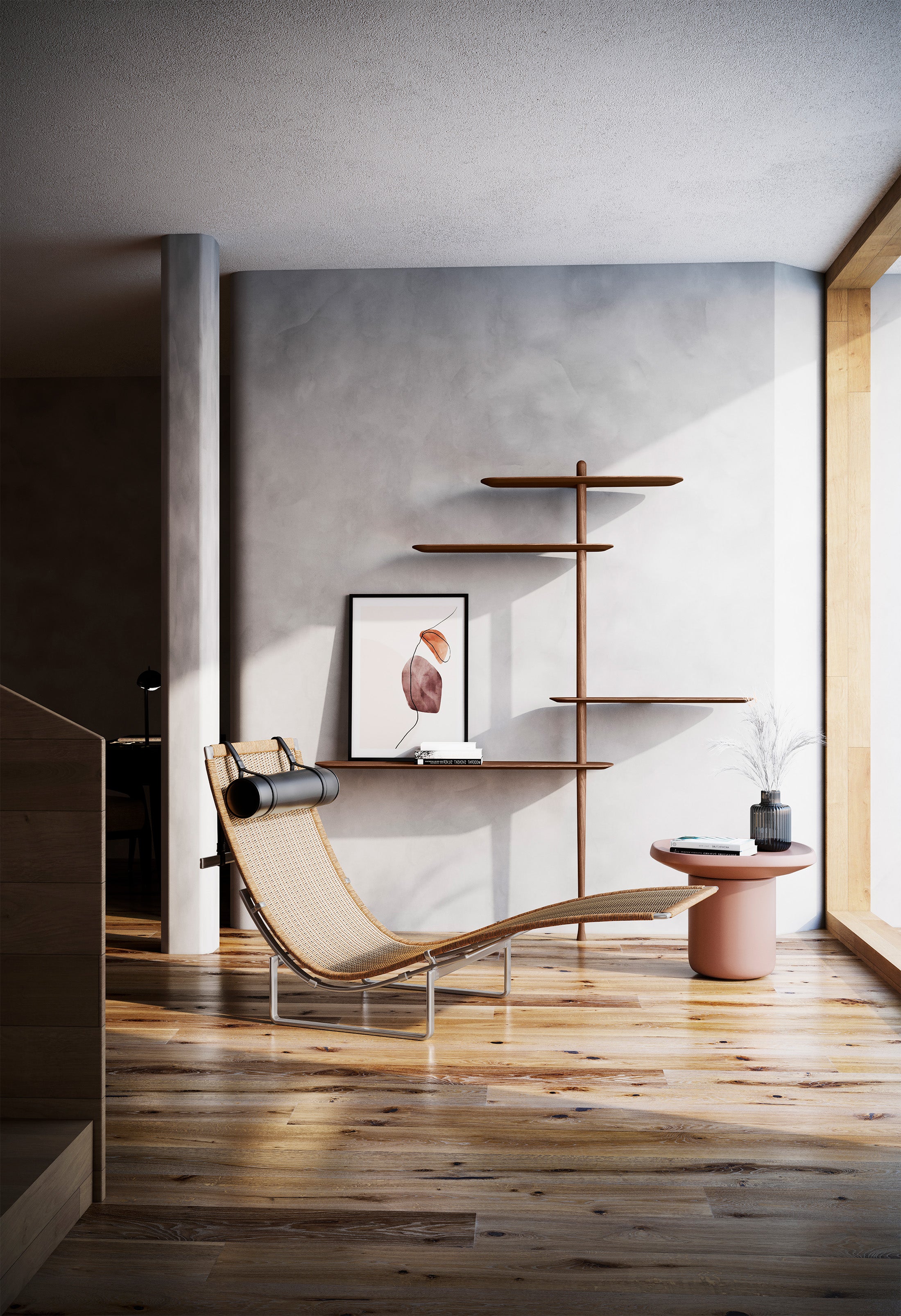 UNICA Boekenkast - CONFIGURATIE 08 zwart essenhout