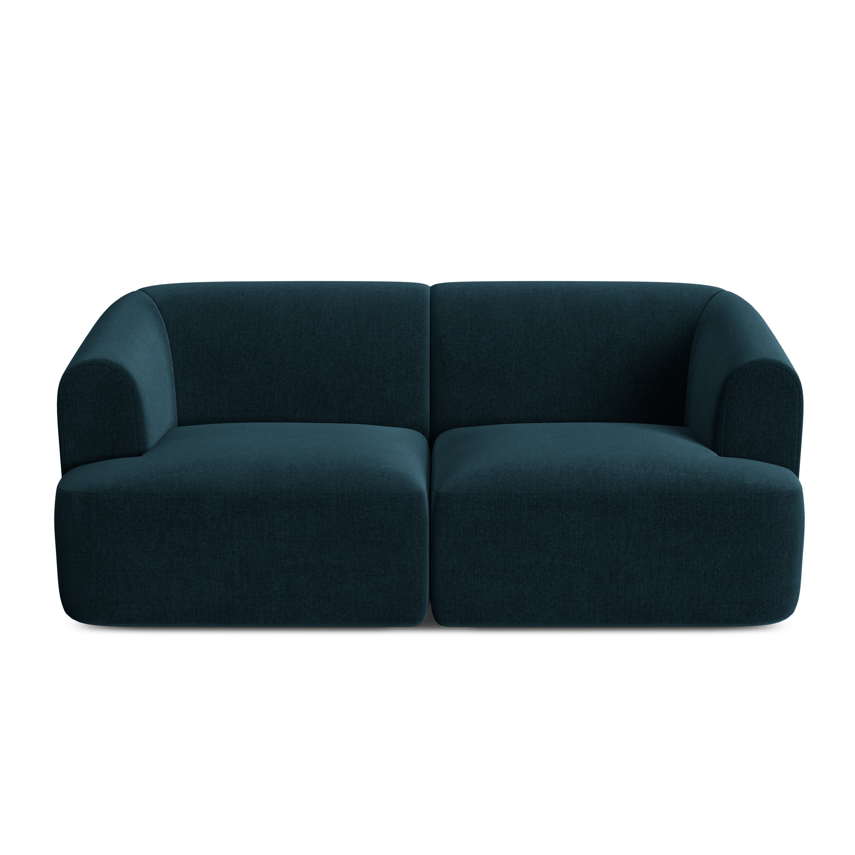 Sofa van fluweel voor 2 personen CAMPI petrol
