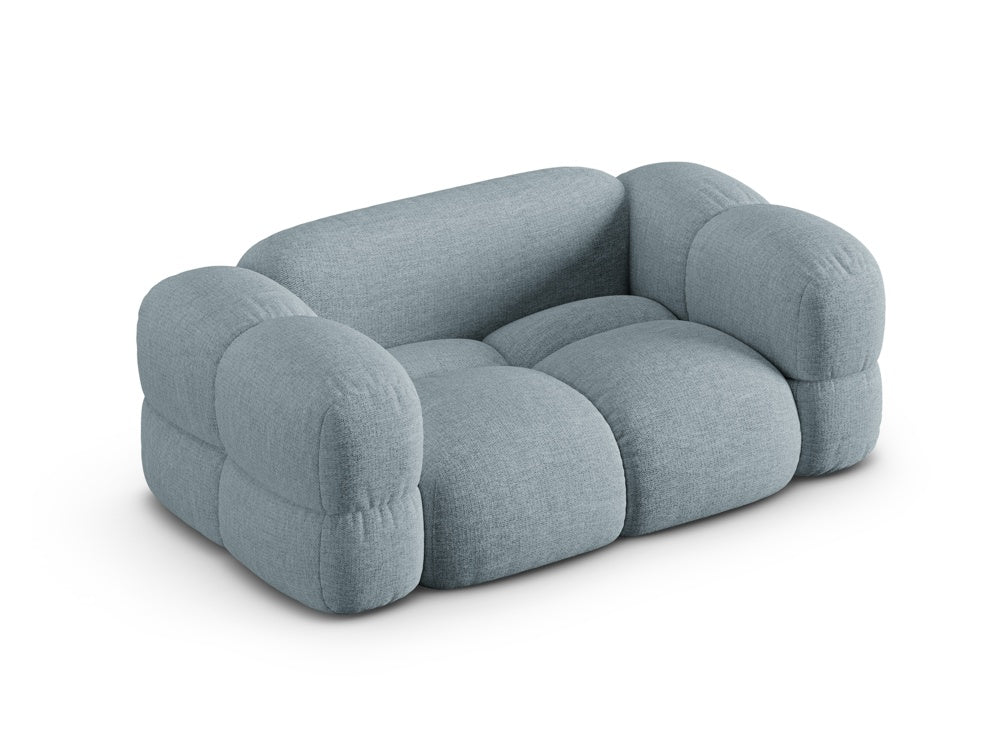 Sofa 2-sitzig LORETTO pastellblau