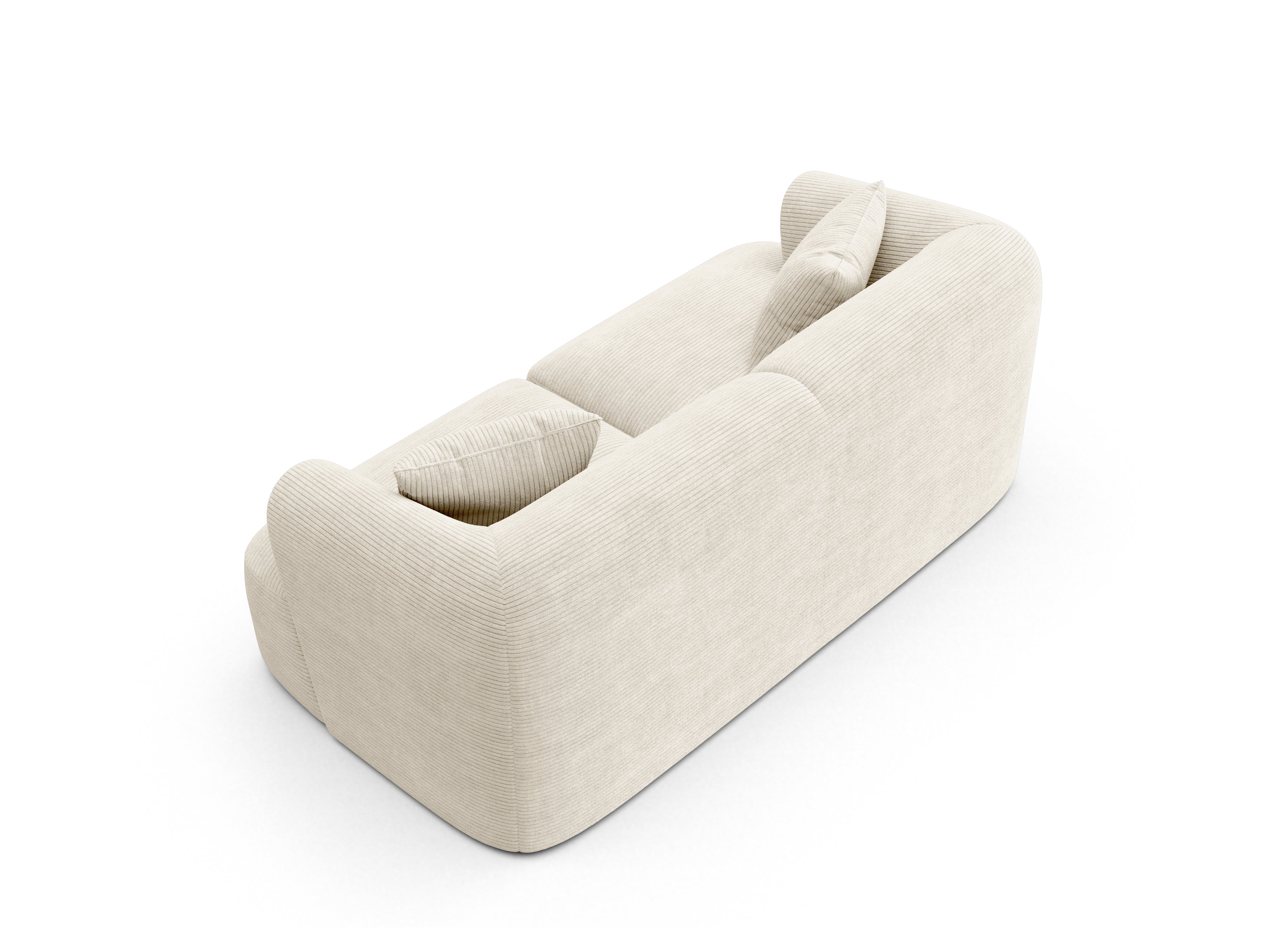 Sofa 2-Sitzer CAMPI creme Cord