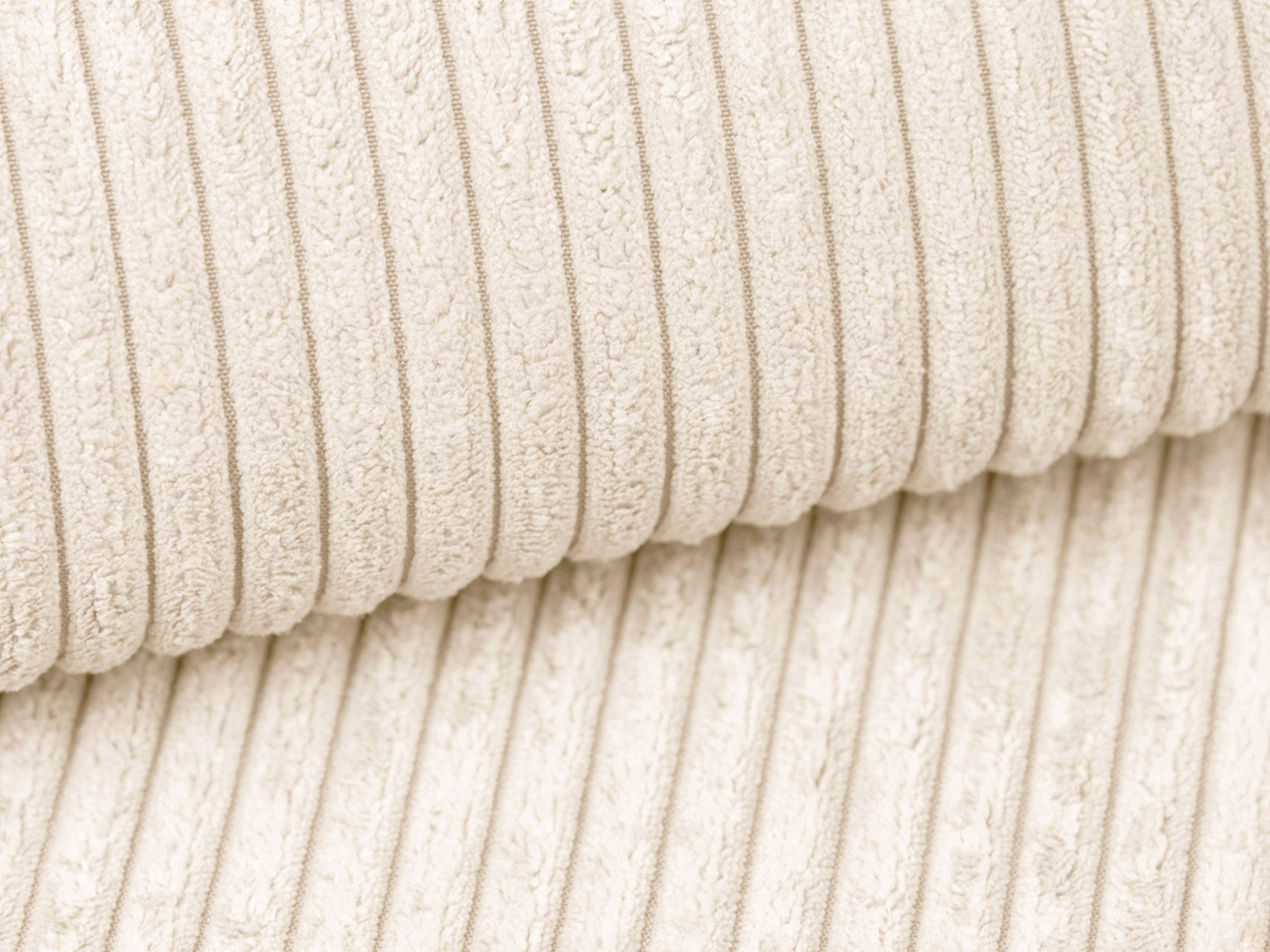 Sofa 2-Sitzer CAMPI creme Cord