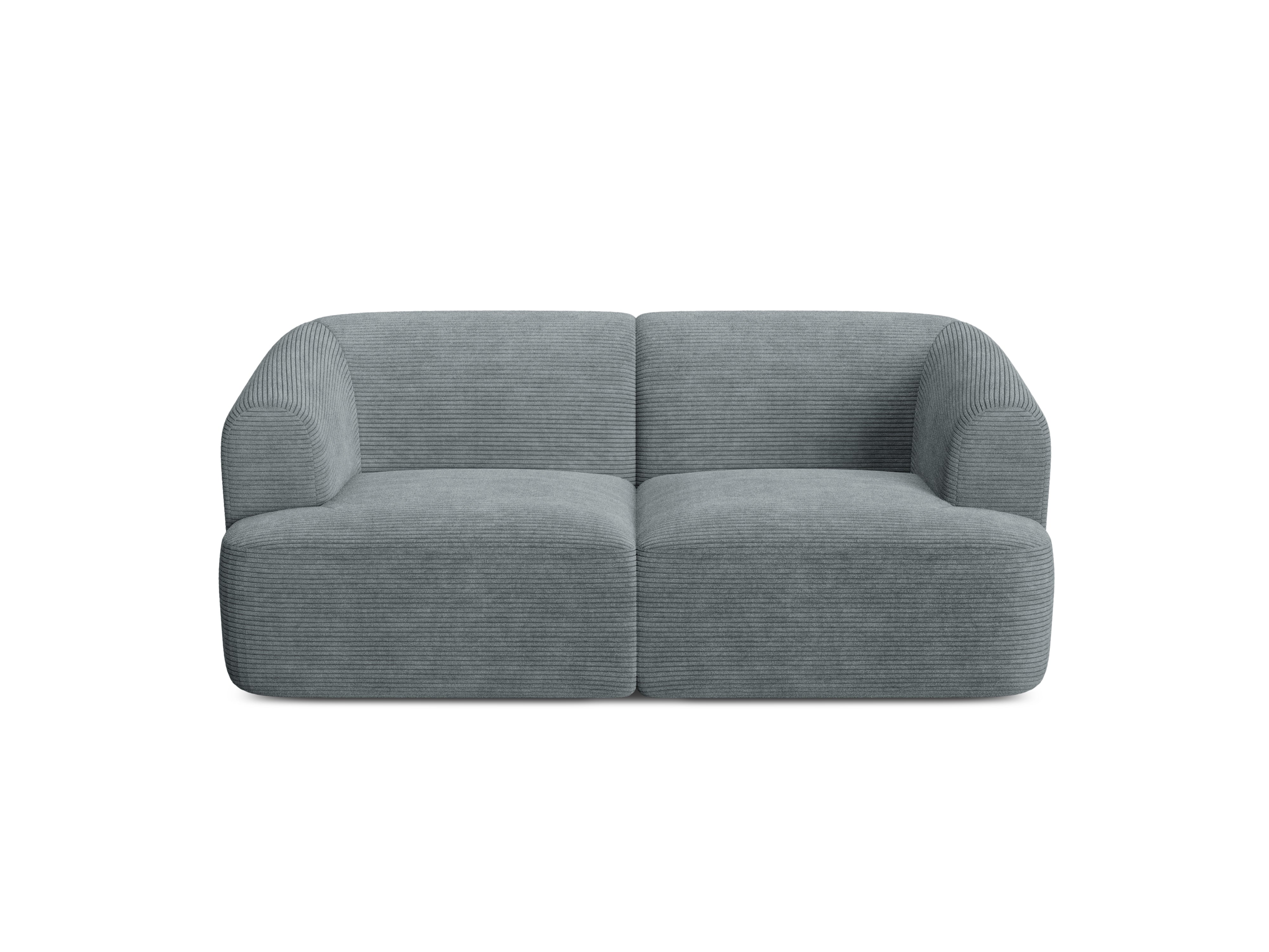 Sofa 2-sitzig CAMPI grau Cord