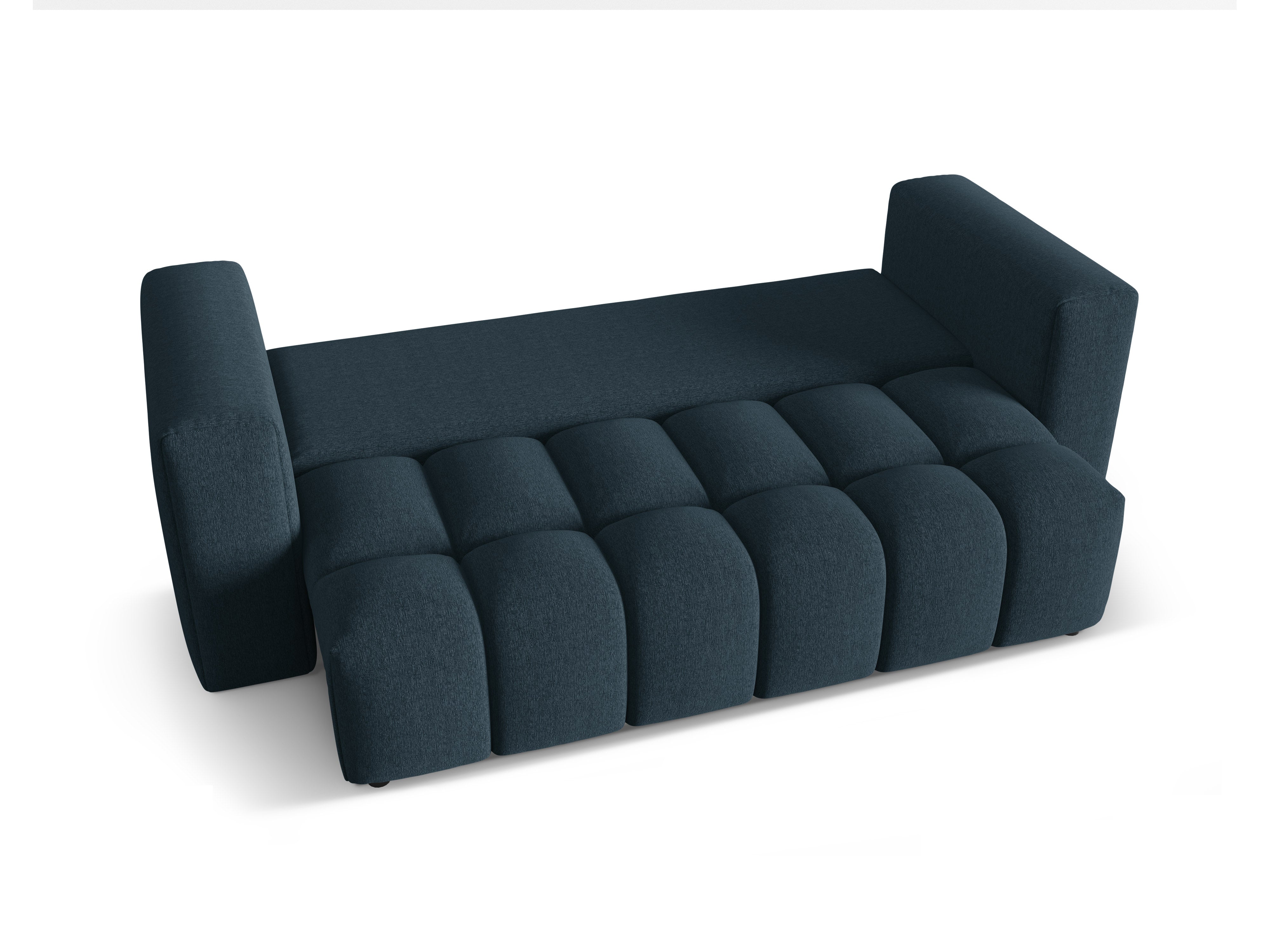 Sofa 3-zits met slaapfunctie VERONA donkerblauw