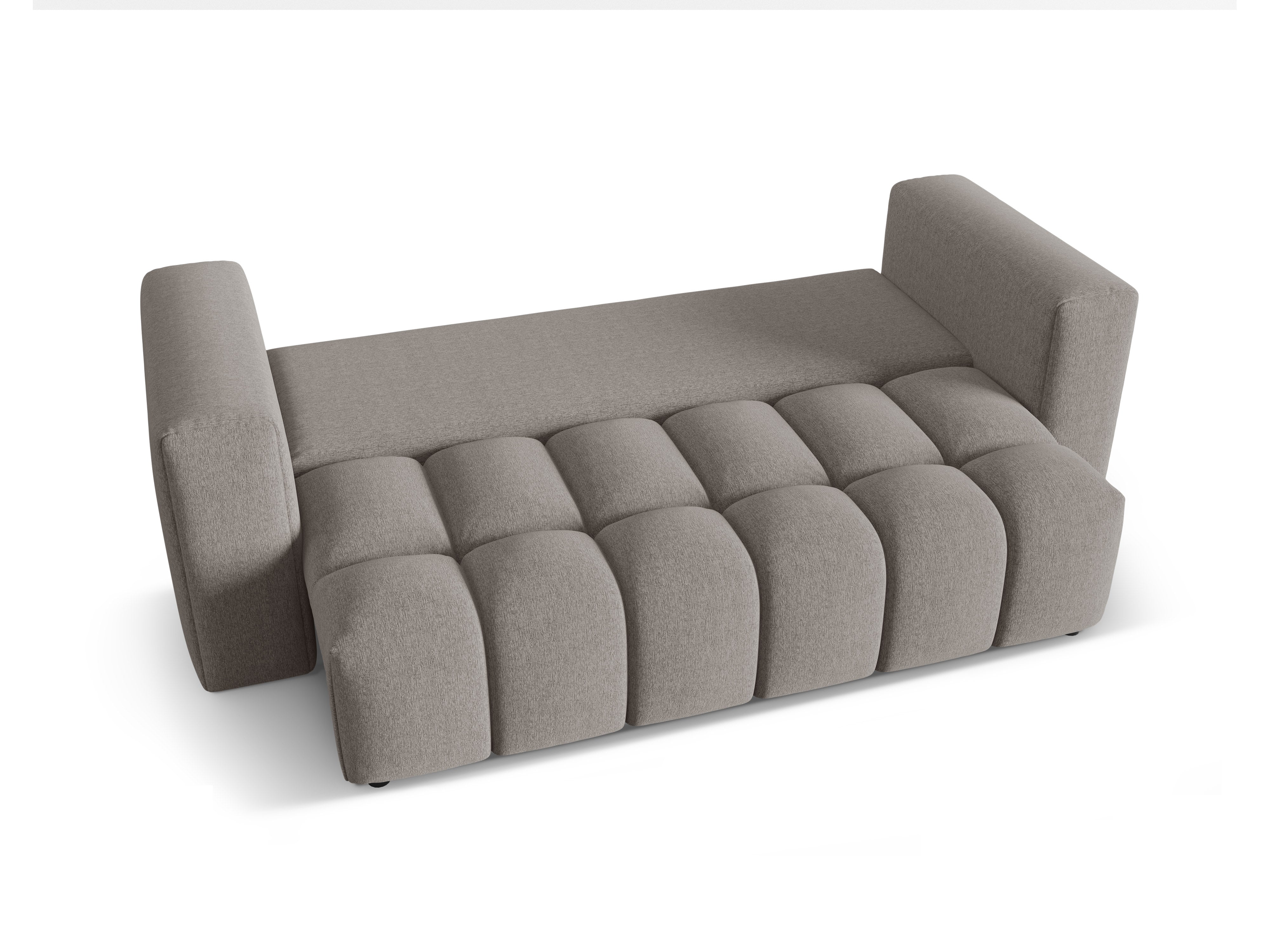 Sofa 3-zits met slaapfunctie VERONA warm grijs