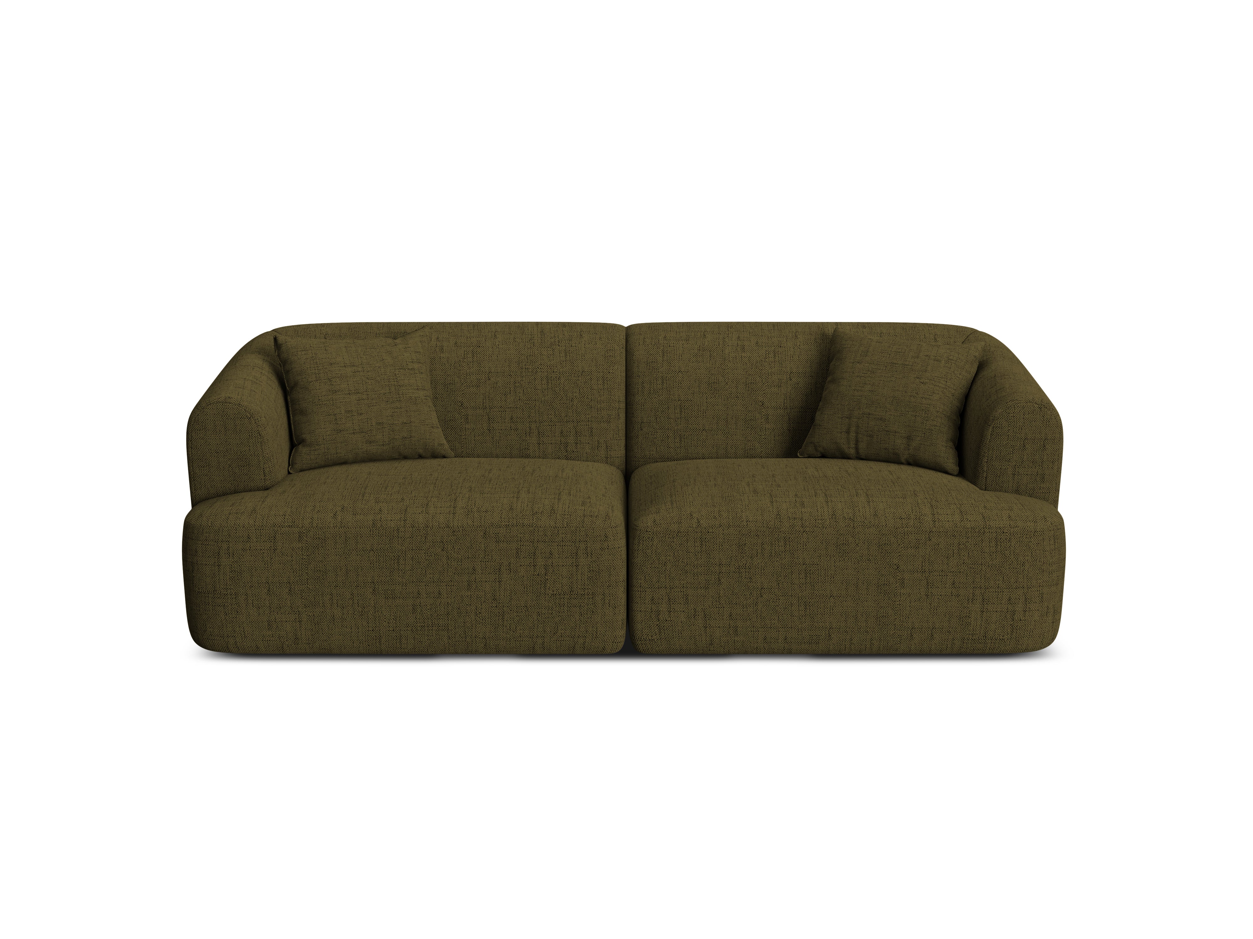 Sofa 3-Sitzer CAMPI grün Chenille