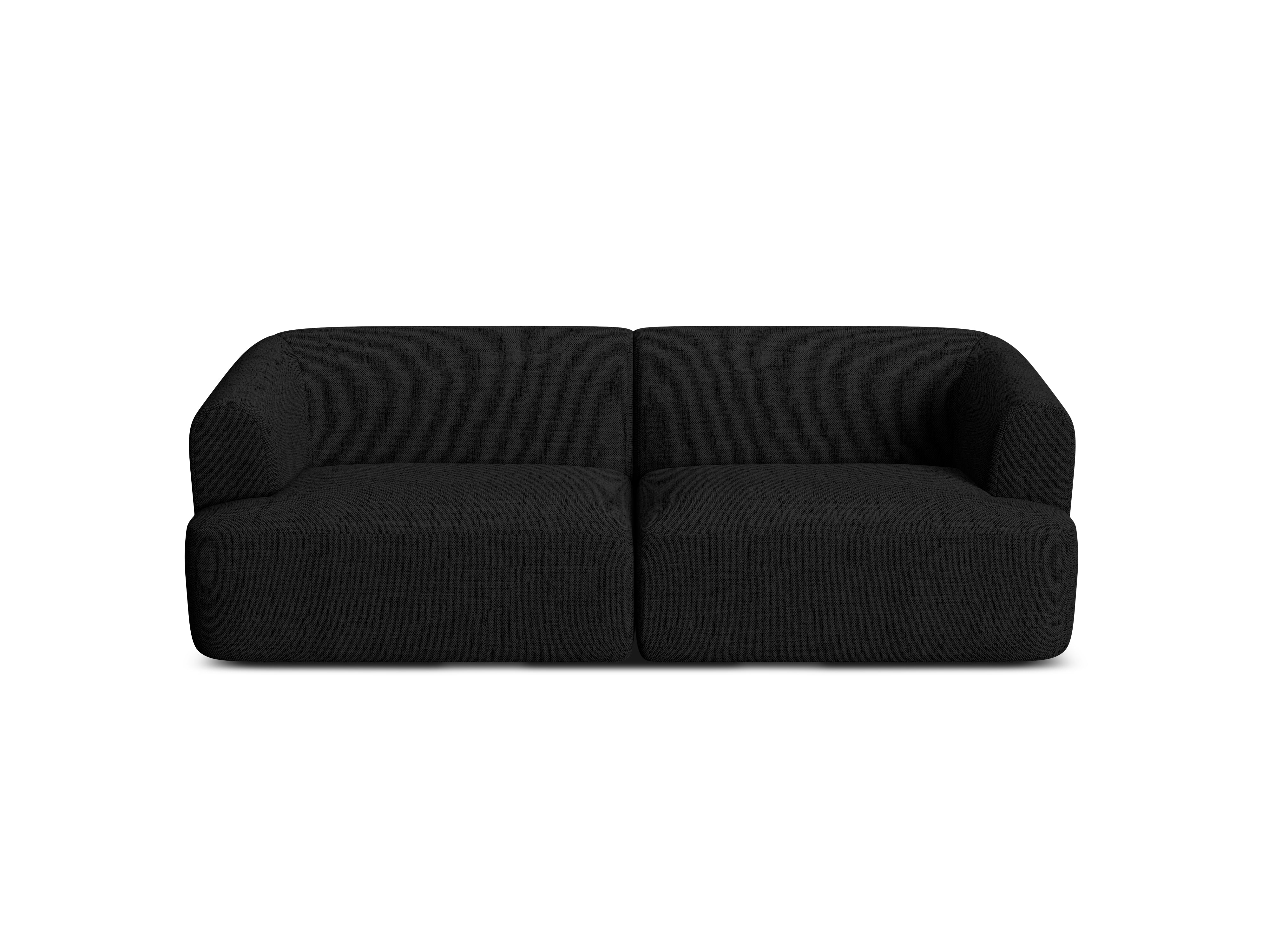 Sofa 3-zits CAMPI zwart chenille