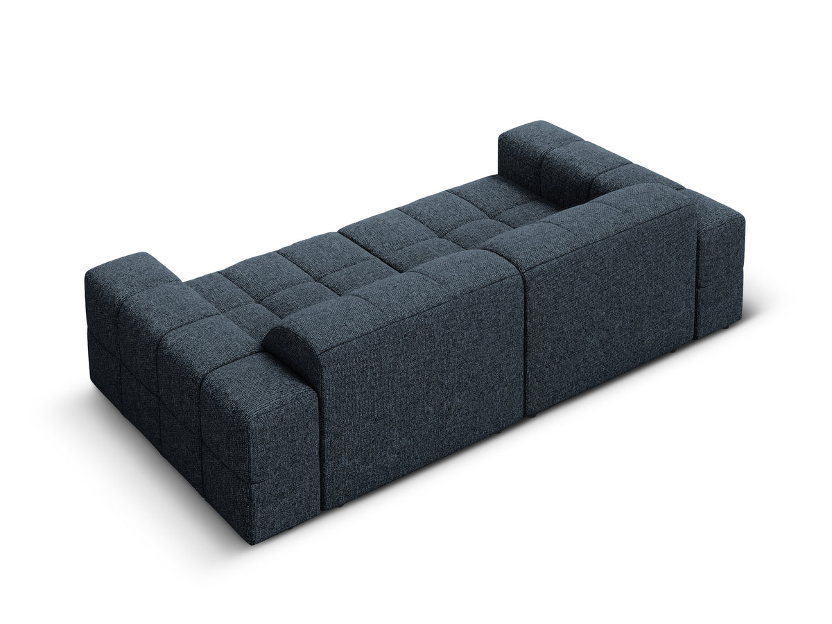 Sofa 3-osobowa CHICAGO niebieski szenil z podłokietnikami