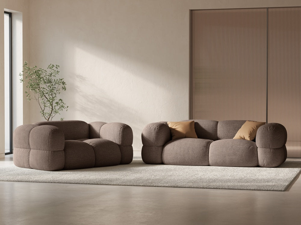 Sofa 3-Sitzer LORETTO cappuccino