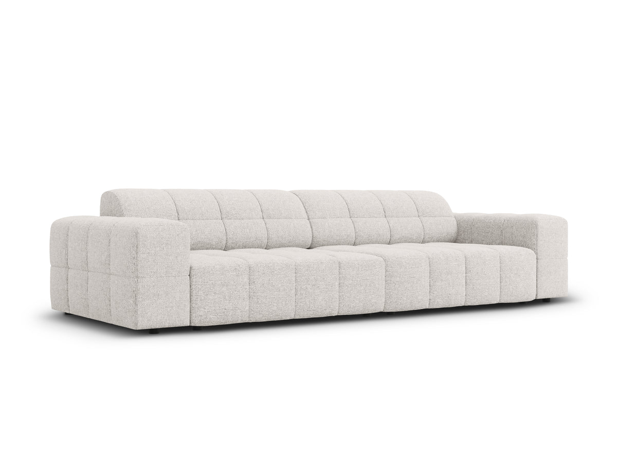 Kanapa 4-osobowa CHICAGO jasnoszary szenil – Cosmopolitan Design