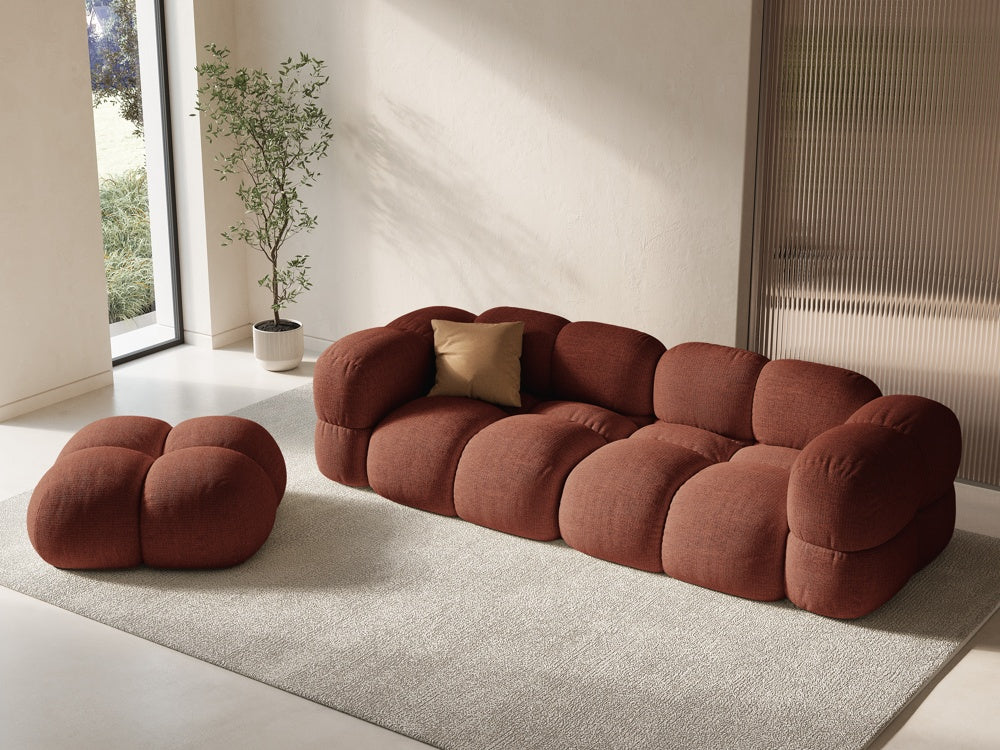 Sofa 4-persoons LORETTO koraal