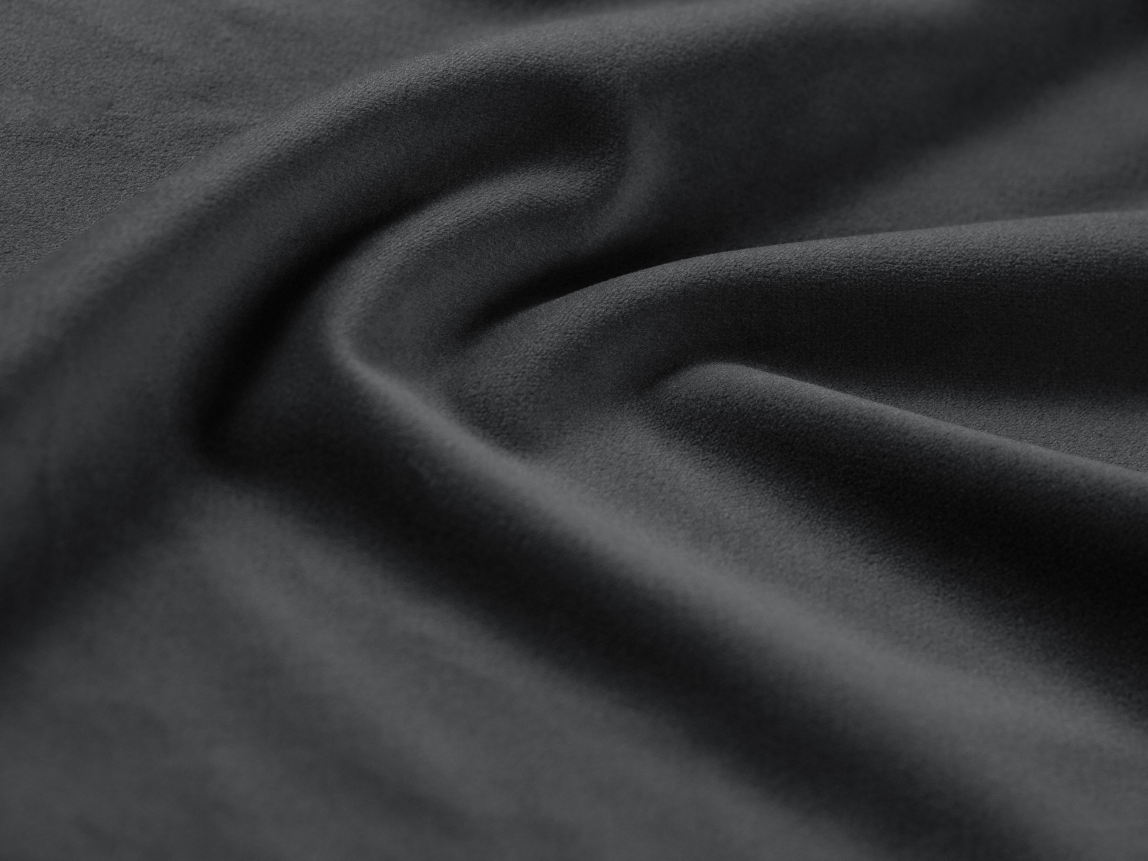 Sofa aksamitna 4-osobowa CHICAGO ciemnoszary do salonu – Cosmopolitan Design