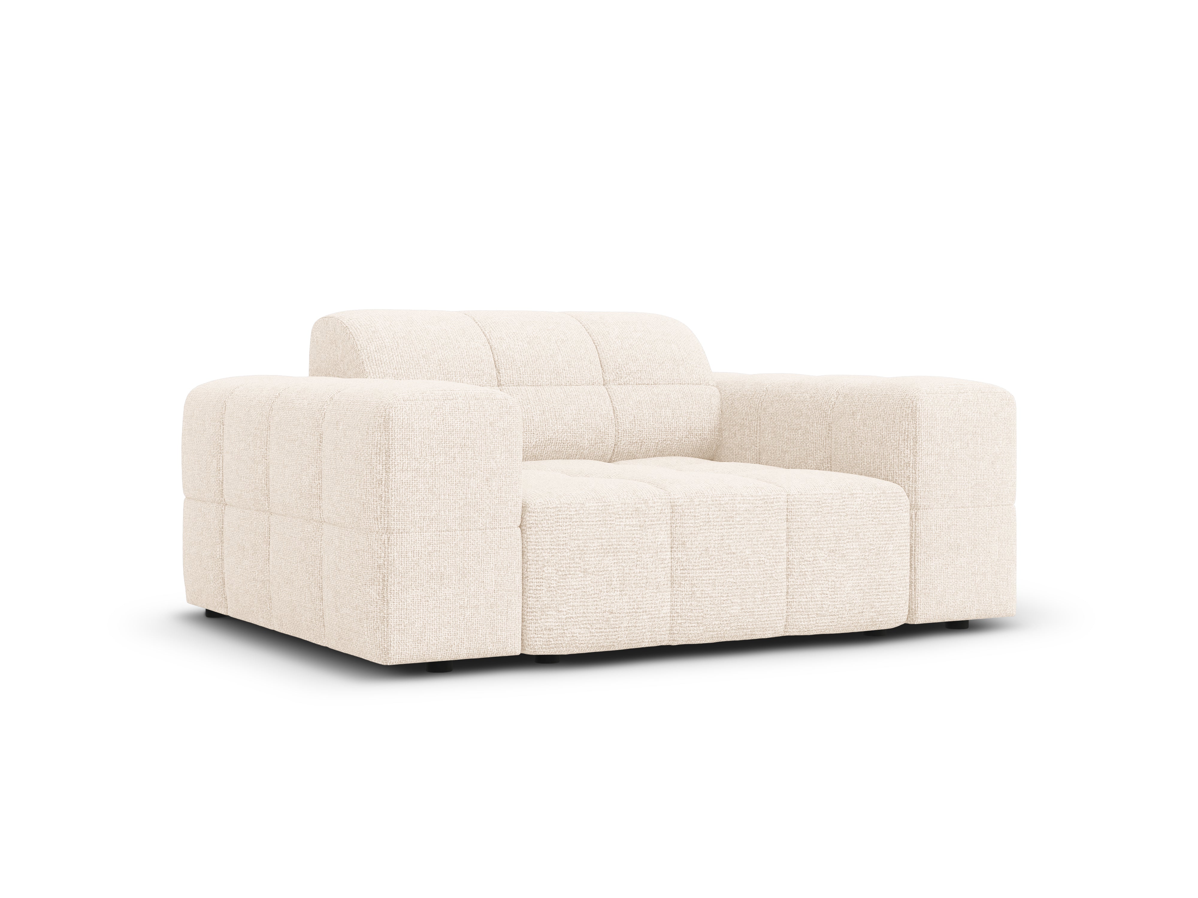 Fotel CHICAGO jasnobeżowy szenil do salonu – Cosmopolitan Design