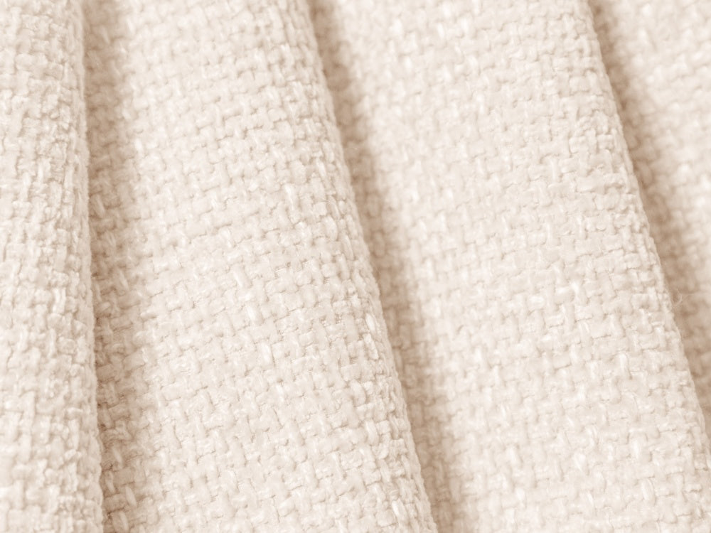 Links hoeksalon met slaapfunctie MATERA lichtbeige chenille