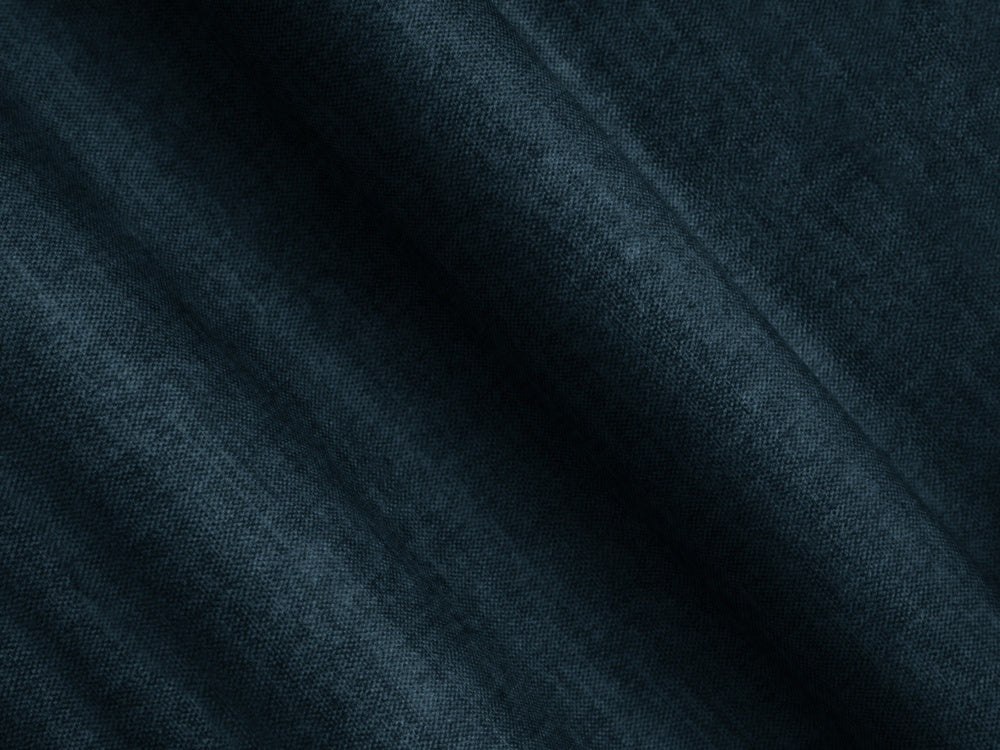 Fluwelen hoekbank voor 3 personen, links LORETTO petrol