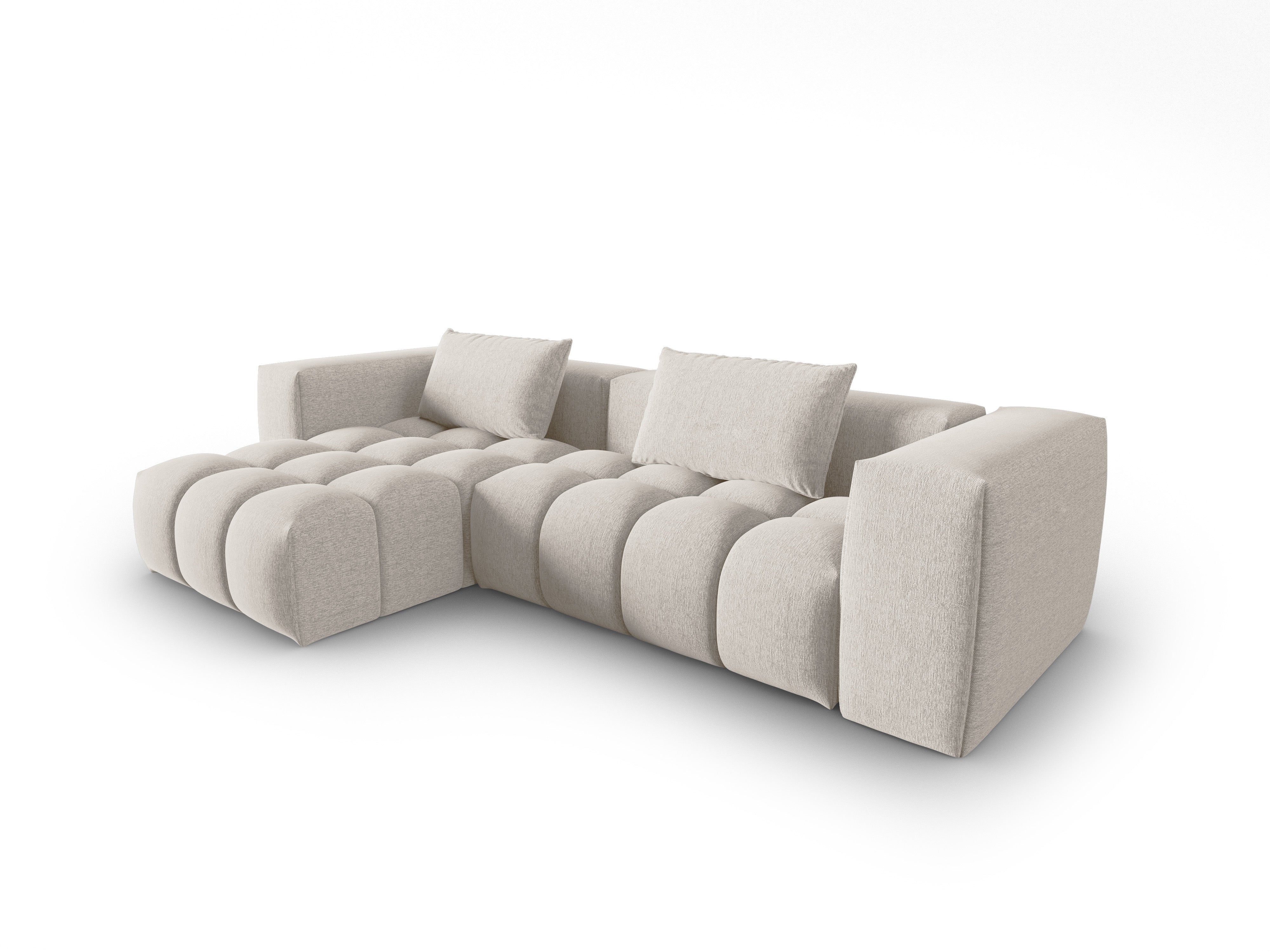 Driepersoons linkszijdige hoekbank VERONA beige
