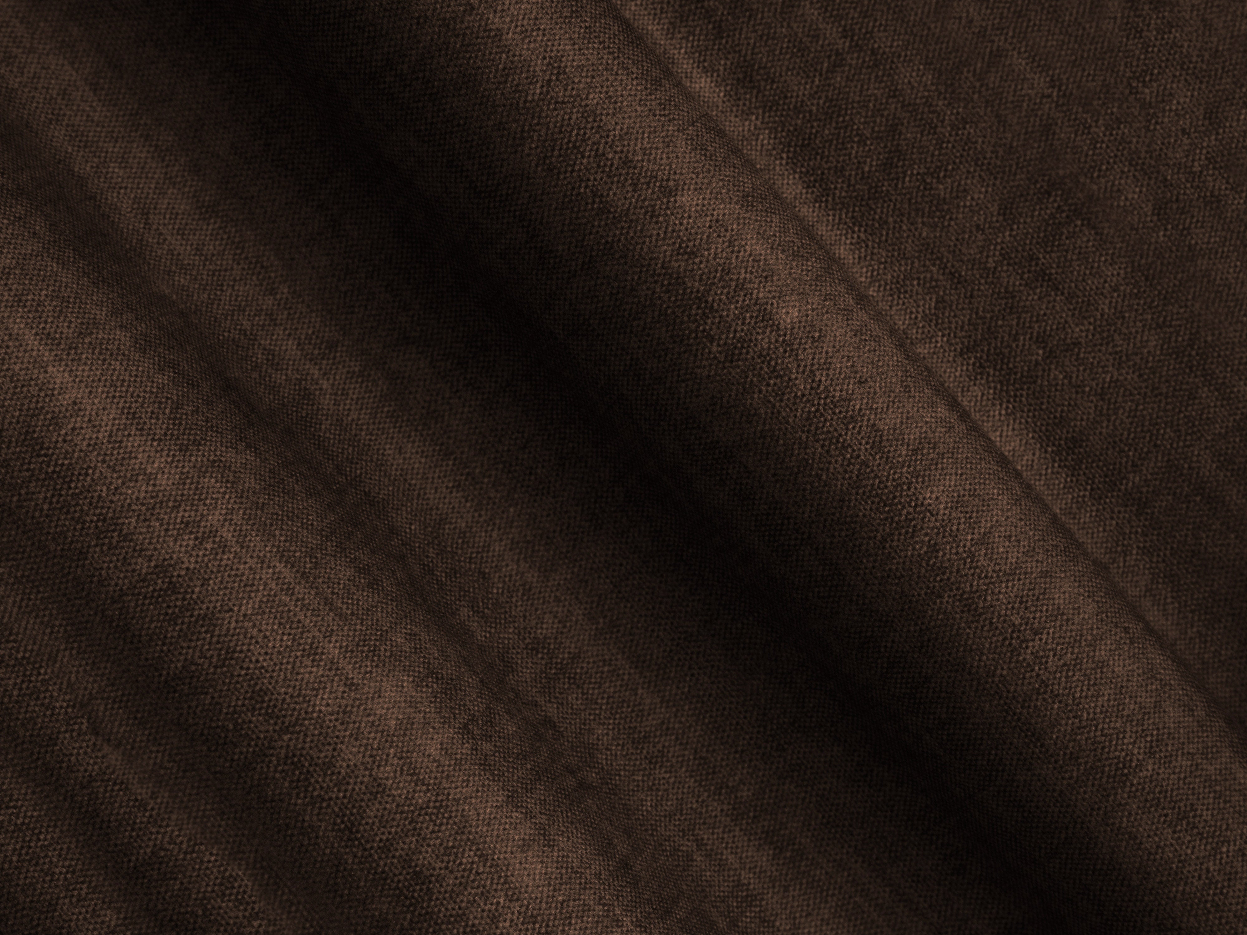 Chocolade 3-zits linkszijdige fluwelen hoekbank CAMPI