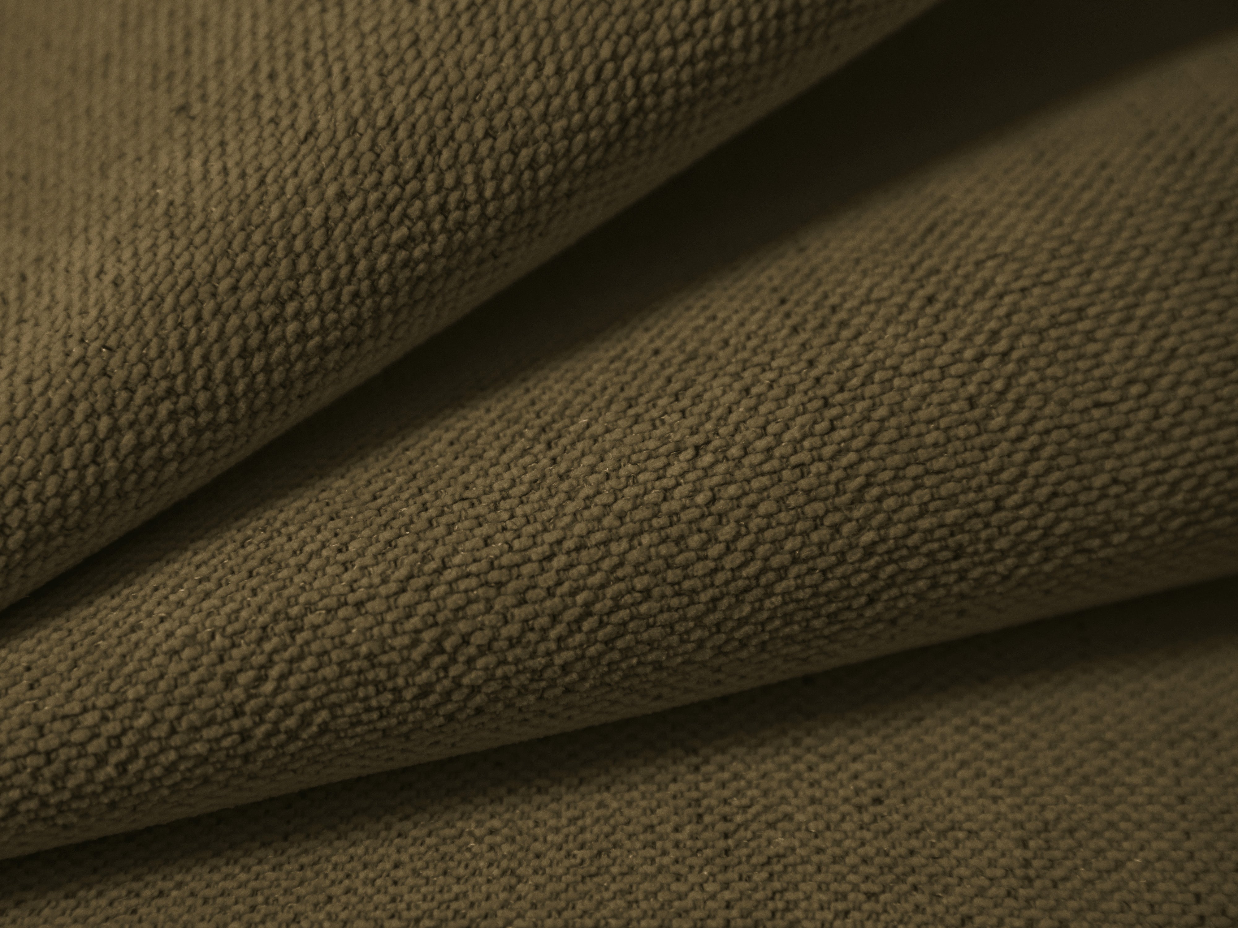 Linksseitiges 3-Sitzer-Sofa CAMPI grün Chenille