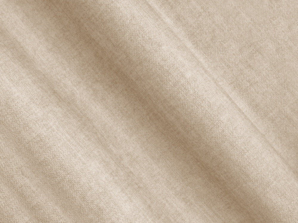Fluwelen poef LORETTO beige