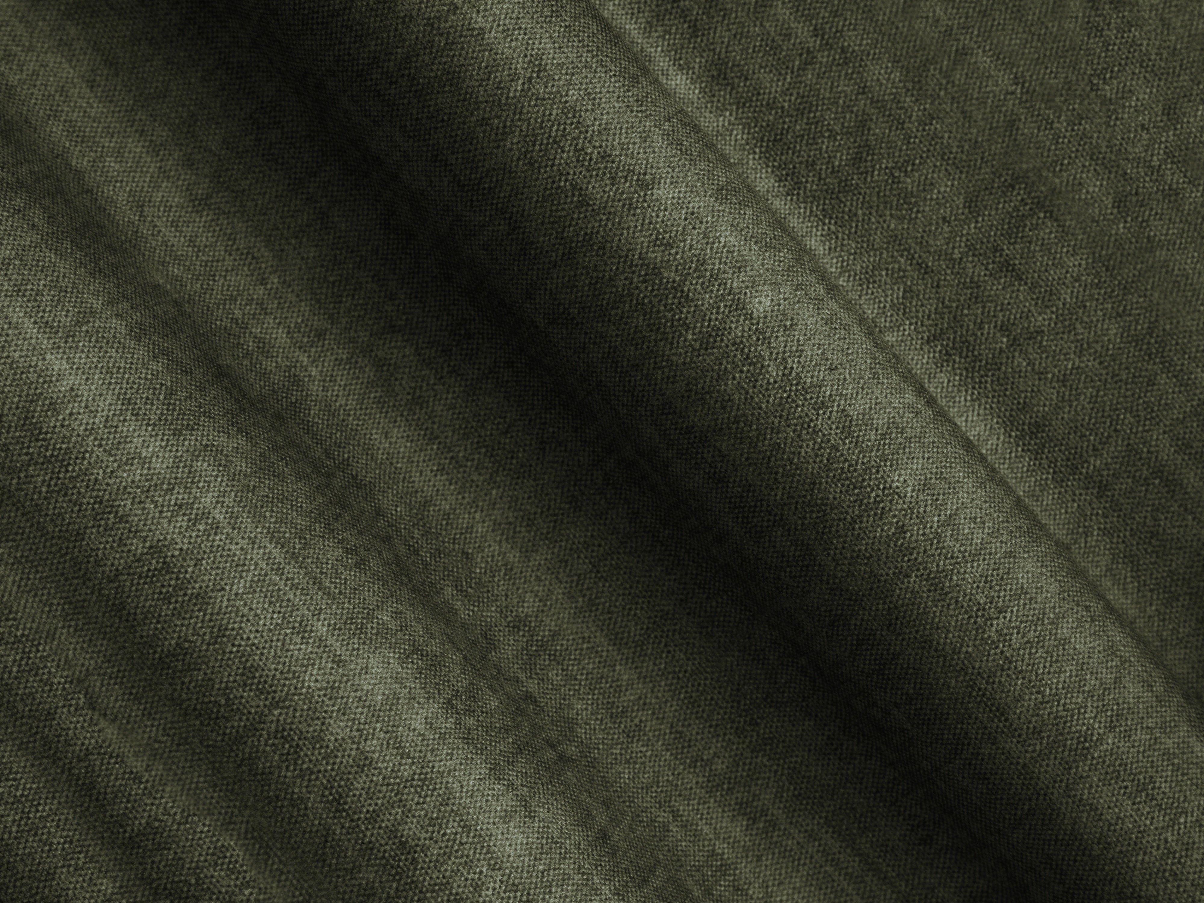 Groene fluwelen rechtszijdige hoekbank met slaapfunctie voor 3 personen LINZ