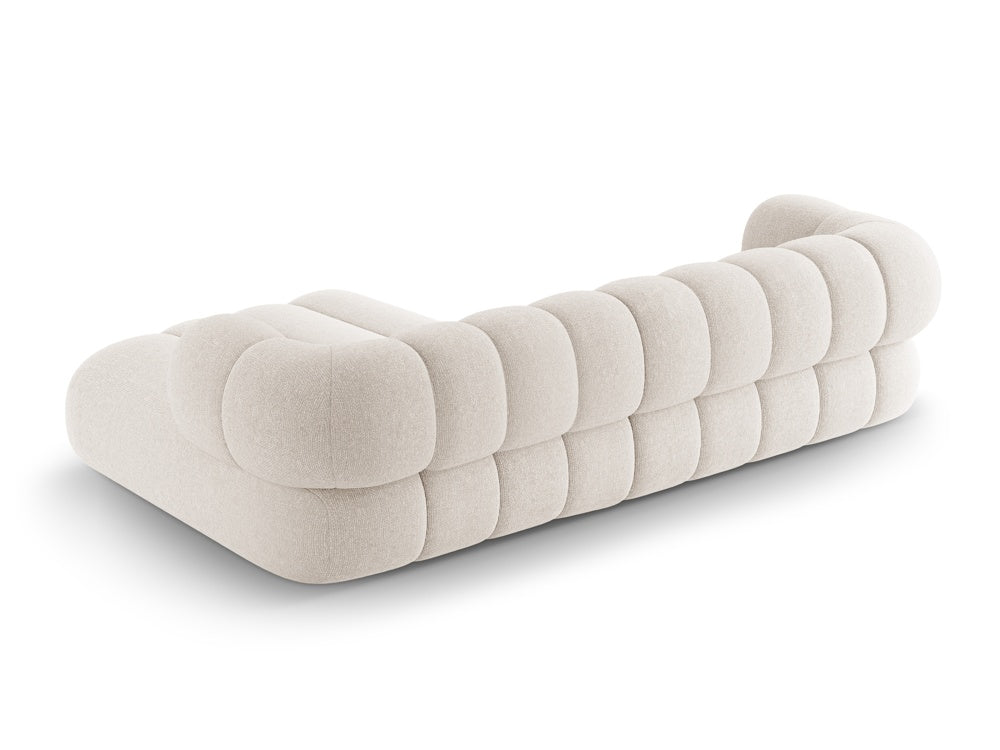 Right-facing 5-seater corner sofa KOGE cream
