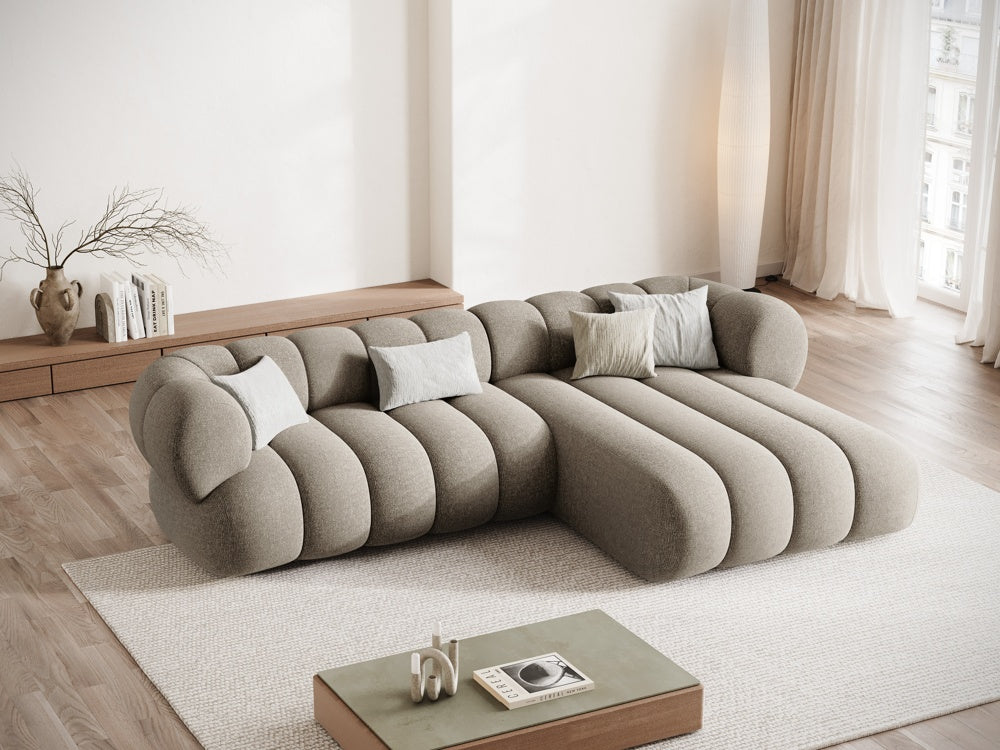 5-seater right-facing corner sofa KOGE sand