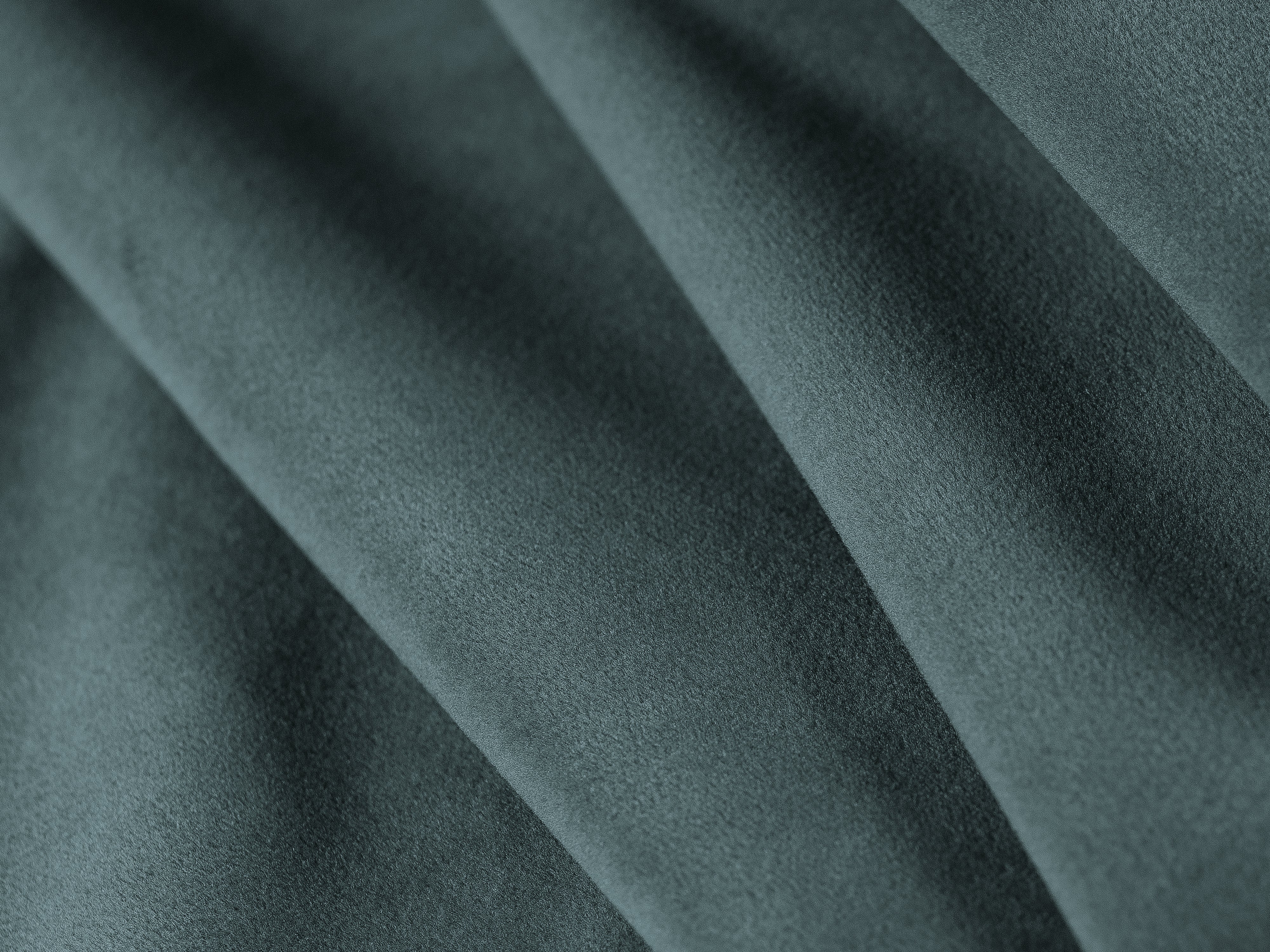 Velvet Corner Sofa for 3 People CORTINA in Turquoise