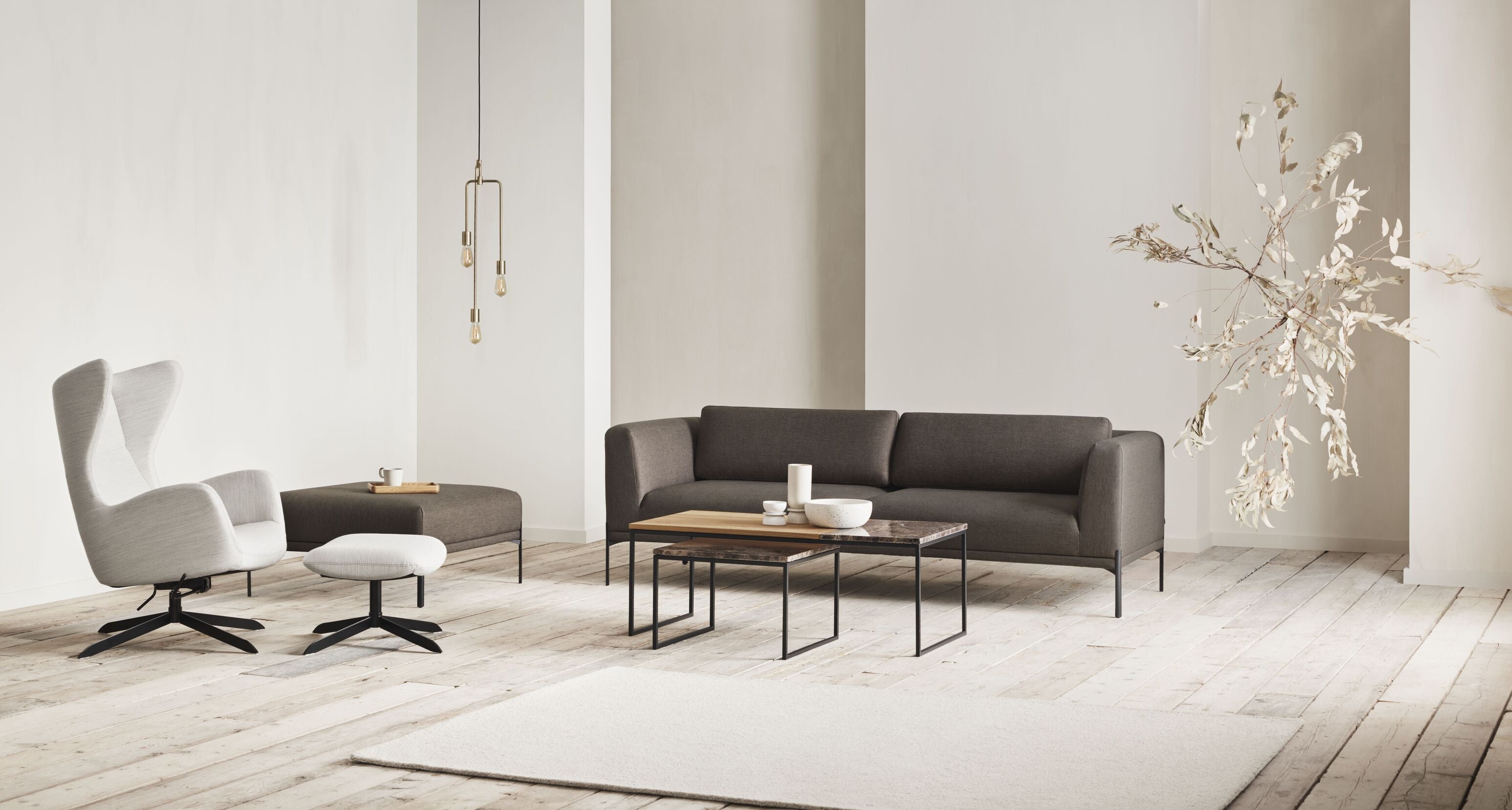 Voetensteun SOLO CURATED EDITION crème basis