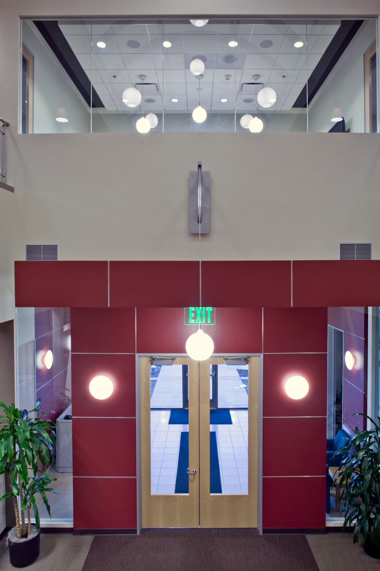 Hanglamp WOHLERT wit glas