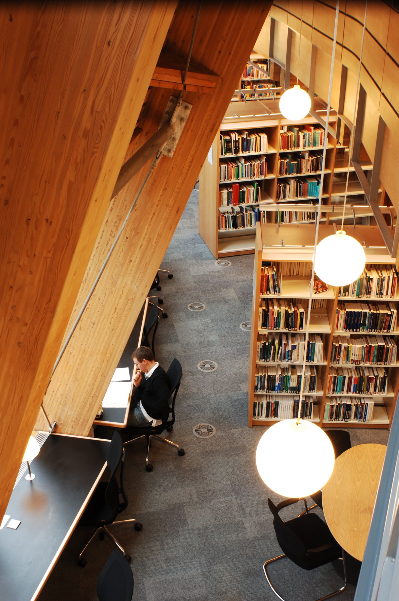 Hanglamp WOHLERT wit glas