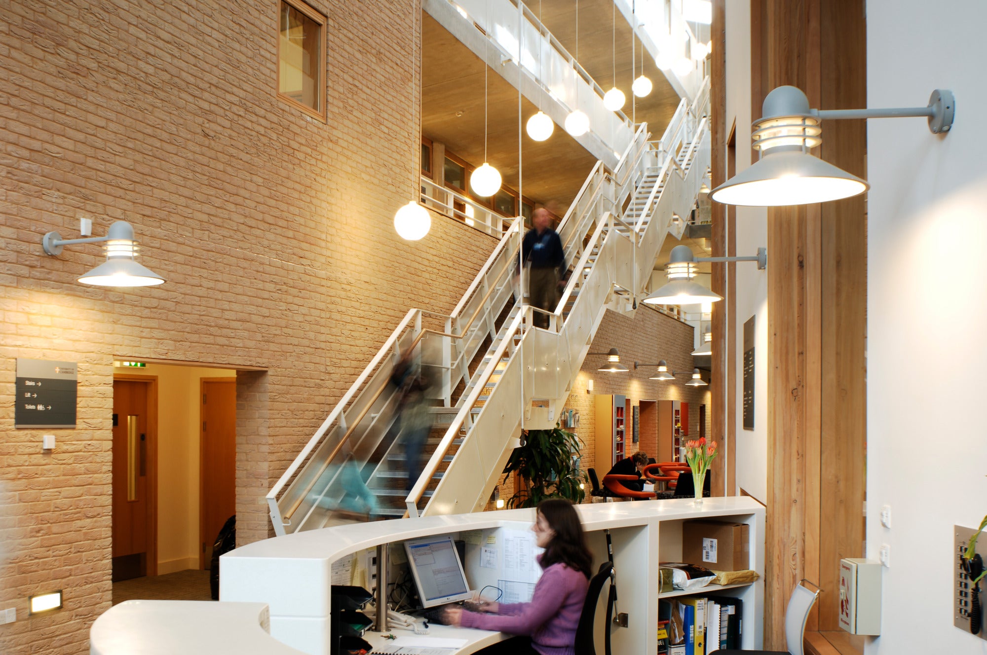 Hanglamp WOHLERT wit glas