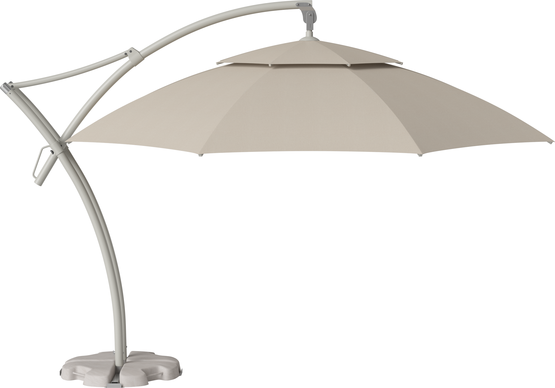 Beige Cape Regenschirm