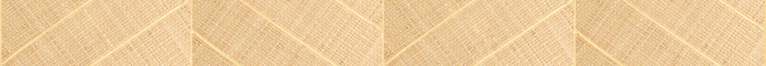 Natuurlijke behang met geometrisch visgraatpatroon van raffia MERINA - NATUREL DORÉ lichtbruin met goud