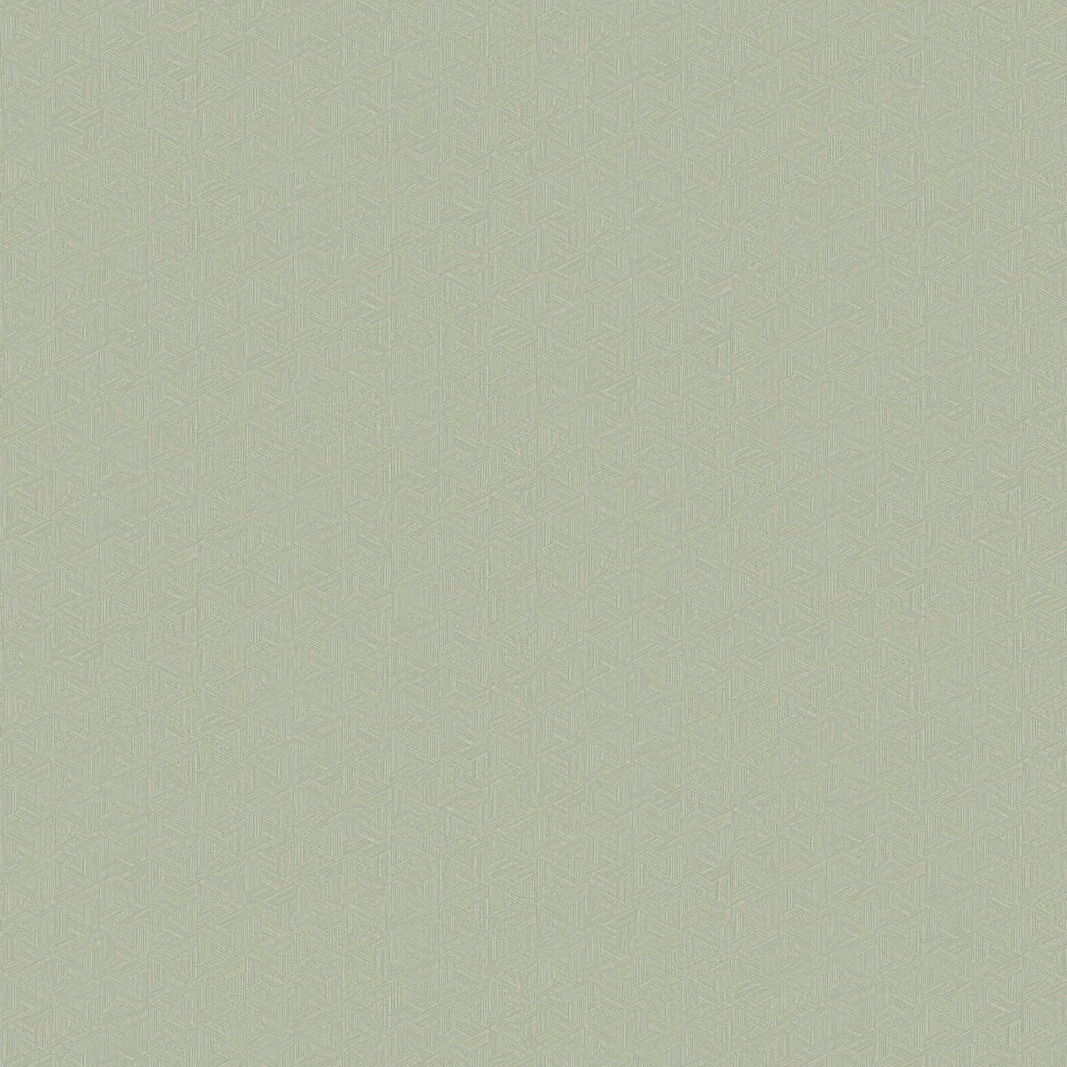 Geometrische structuurbehang geïnspireerd op bananenbladeren LINDU - OPALINE lichtgroen