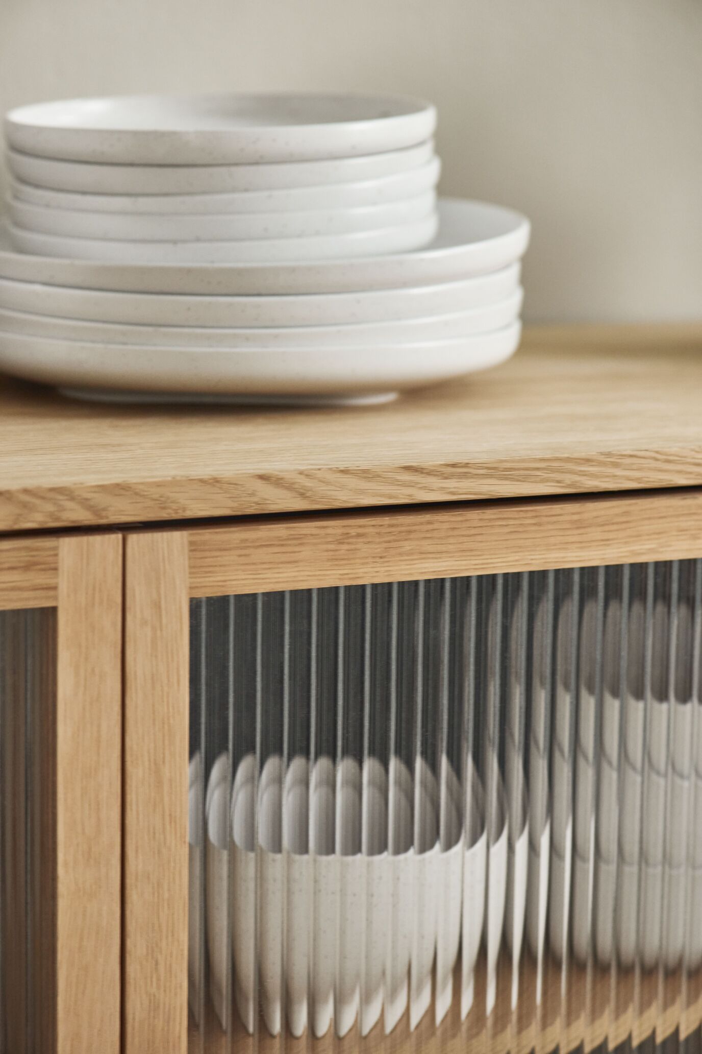 CASE kast - enkele module gebleekt eikenfineer