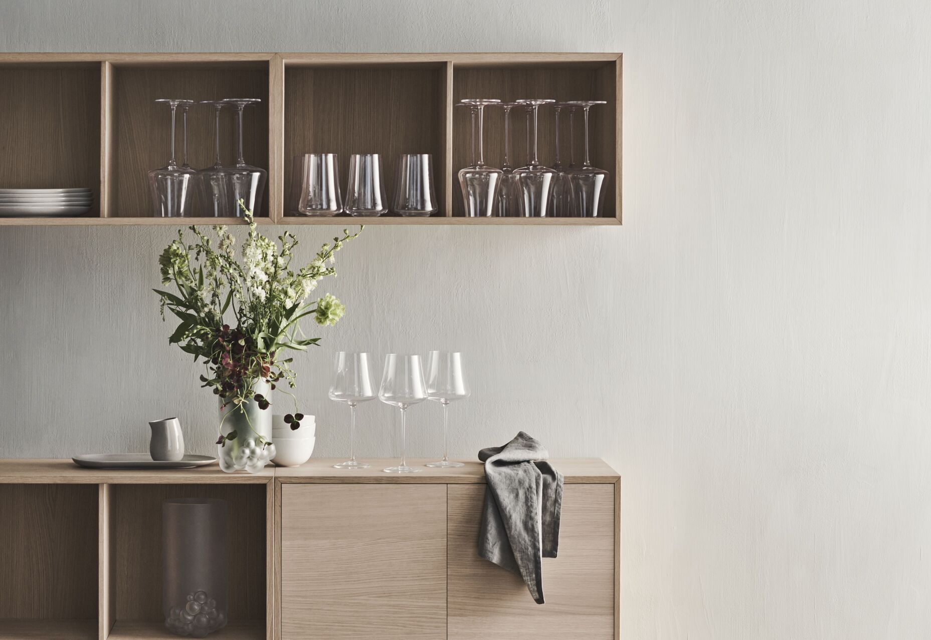 Plank CASE - enkele module lichte eikenfineer