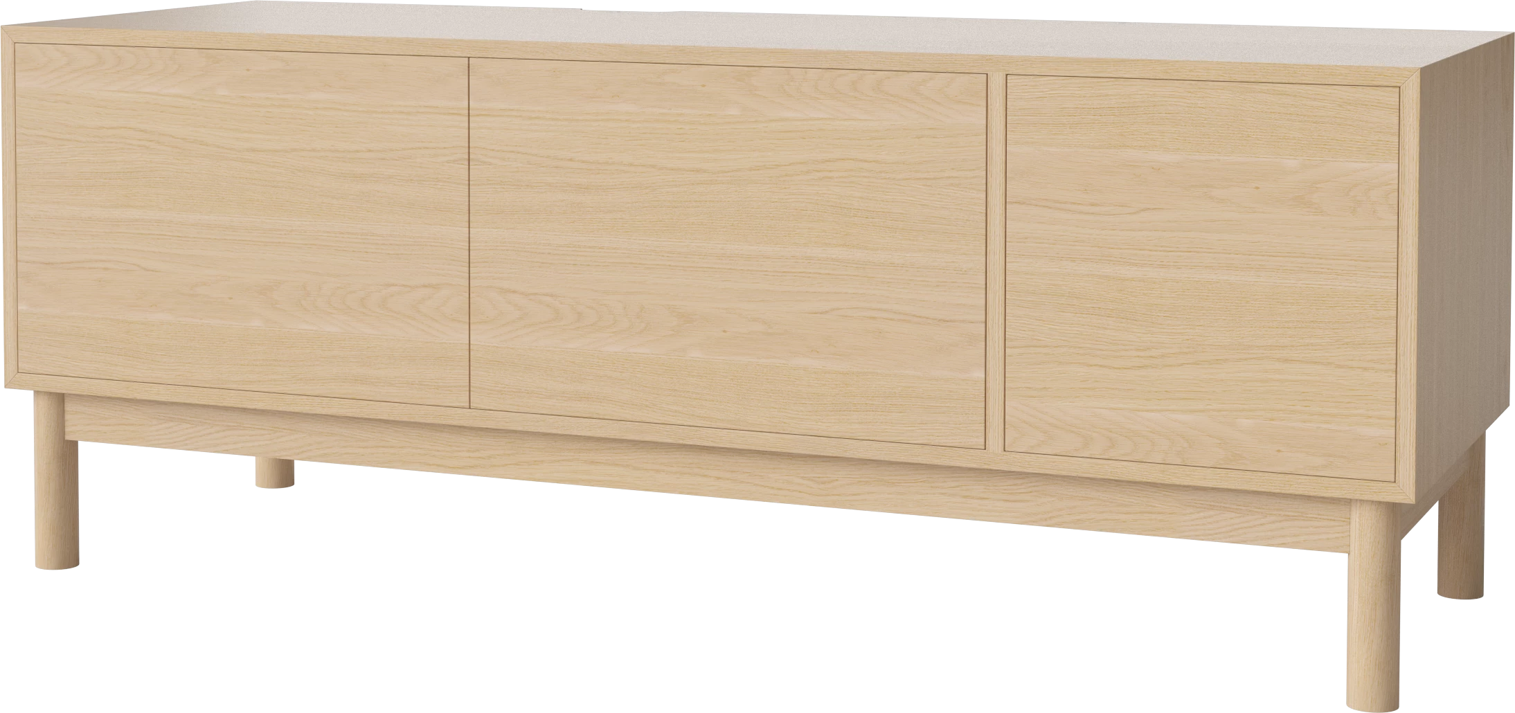 RTV-kast CASE gebleekt eikenfineer