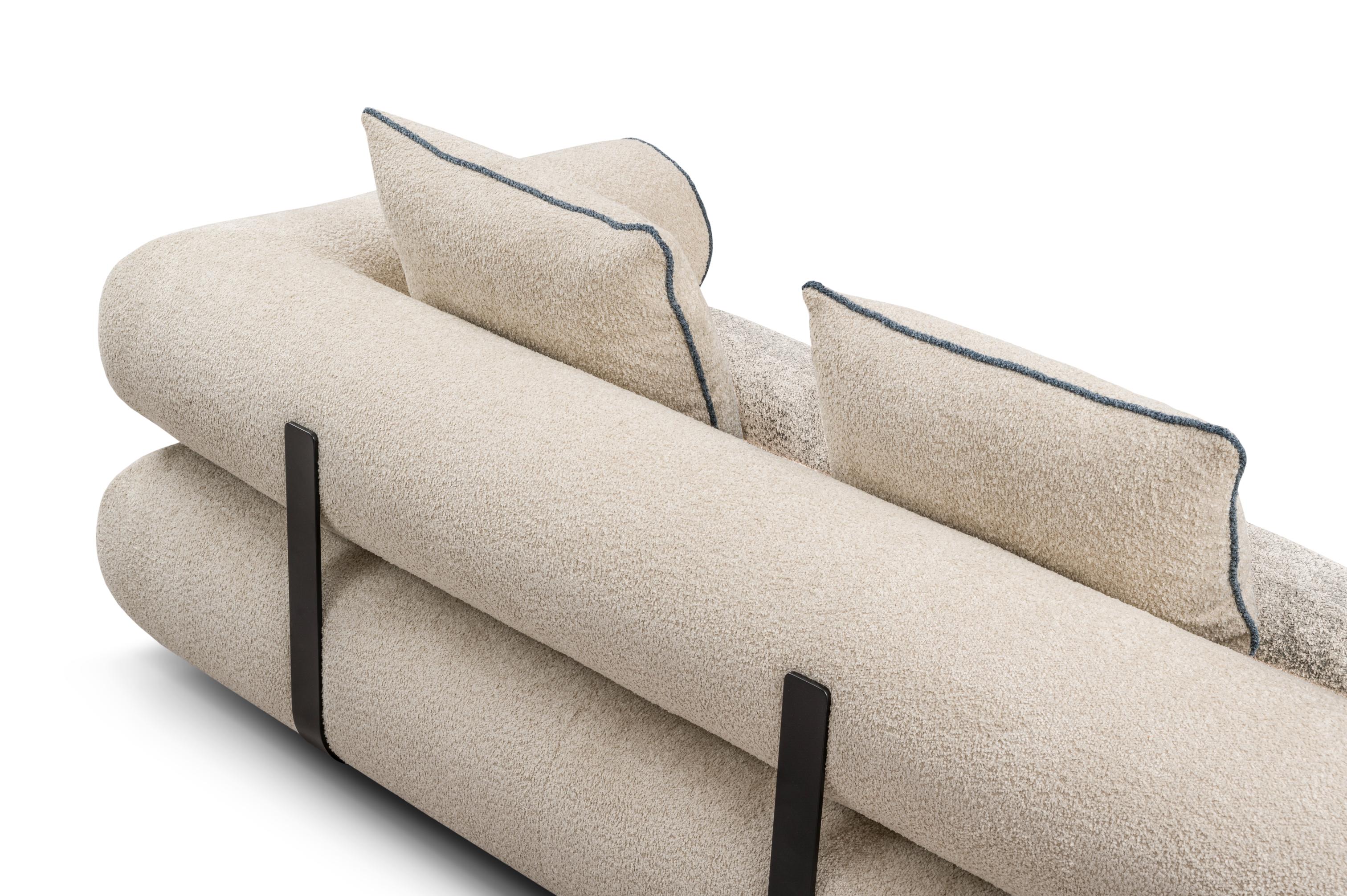 Linkes Ecksofa CASABLANCA personalisiert