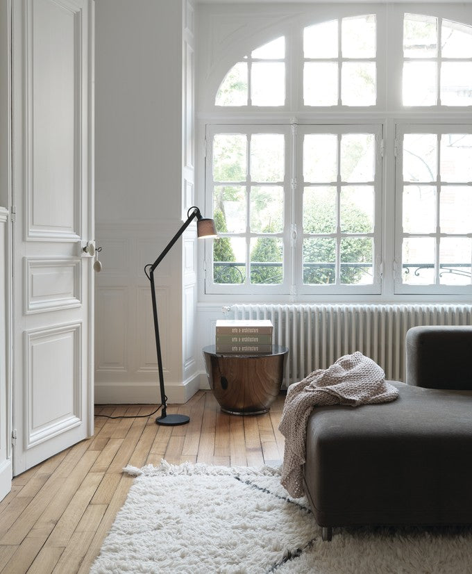 Vloerlamp 525 zwart metaal