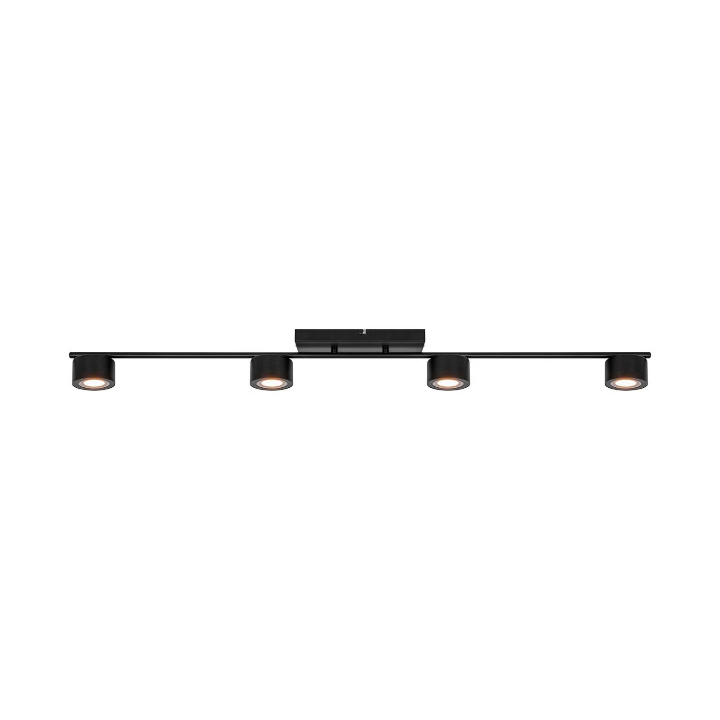 Vierpunts plafondlamp CLYDE zwart