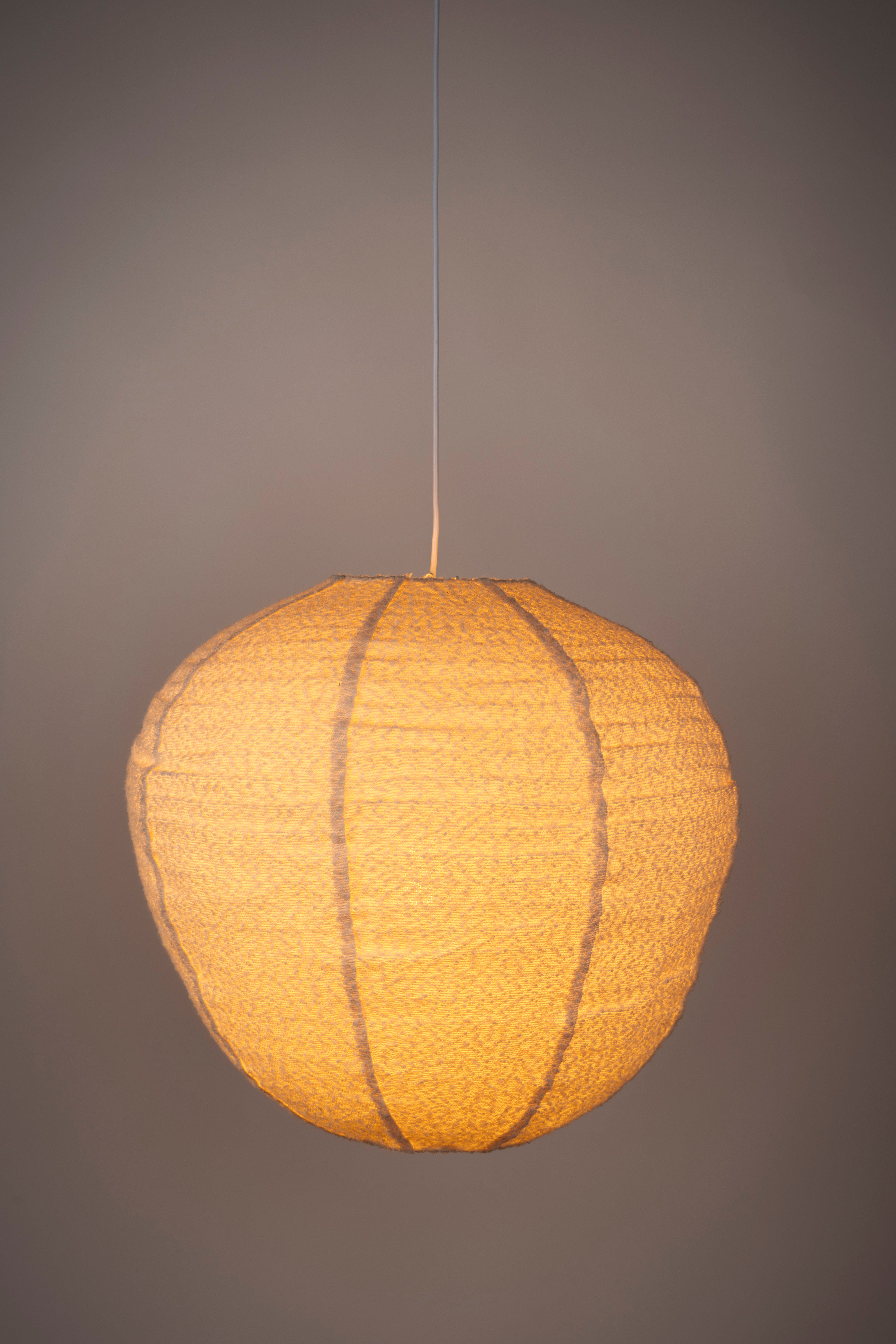 Hanglamp COCOON crème bouclé