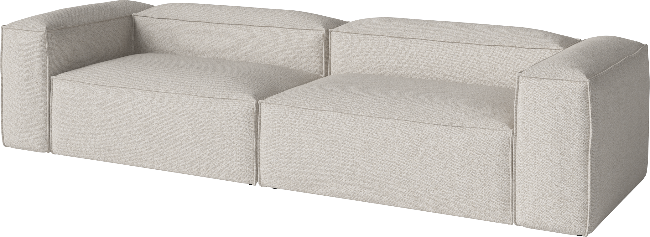 2-module sofa upholstered