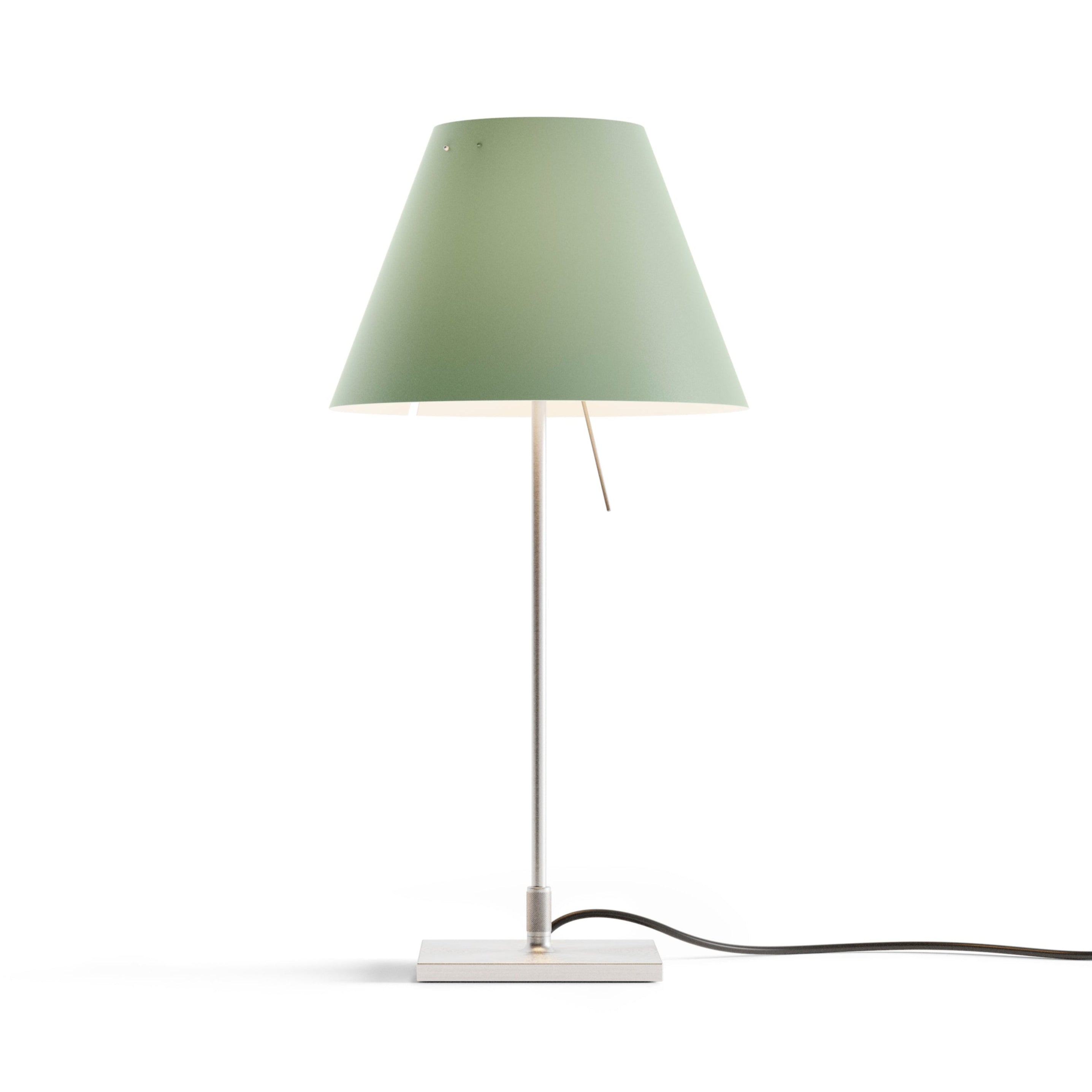 Costanzina table lamp green lampshade
