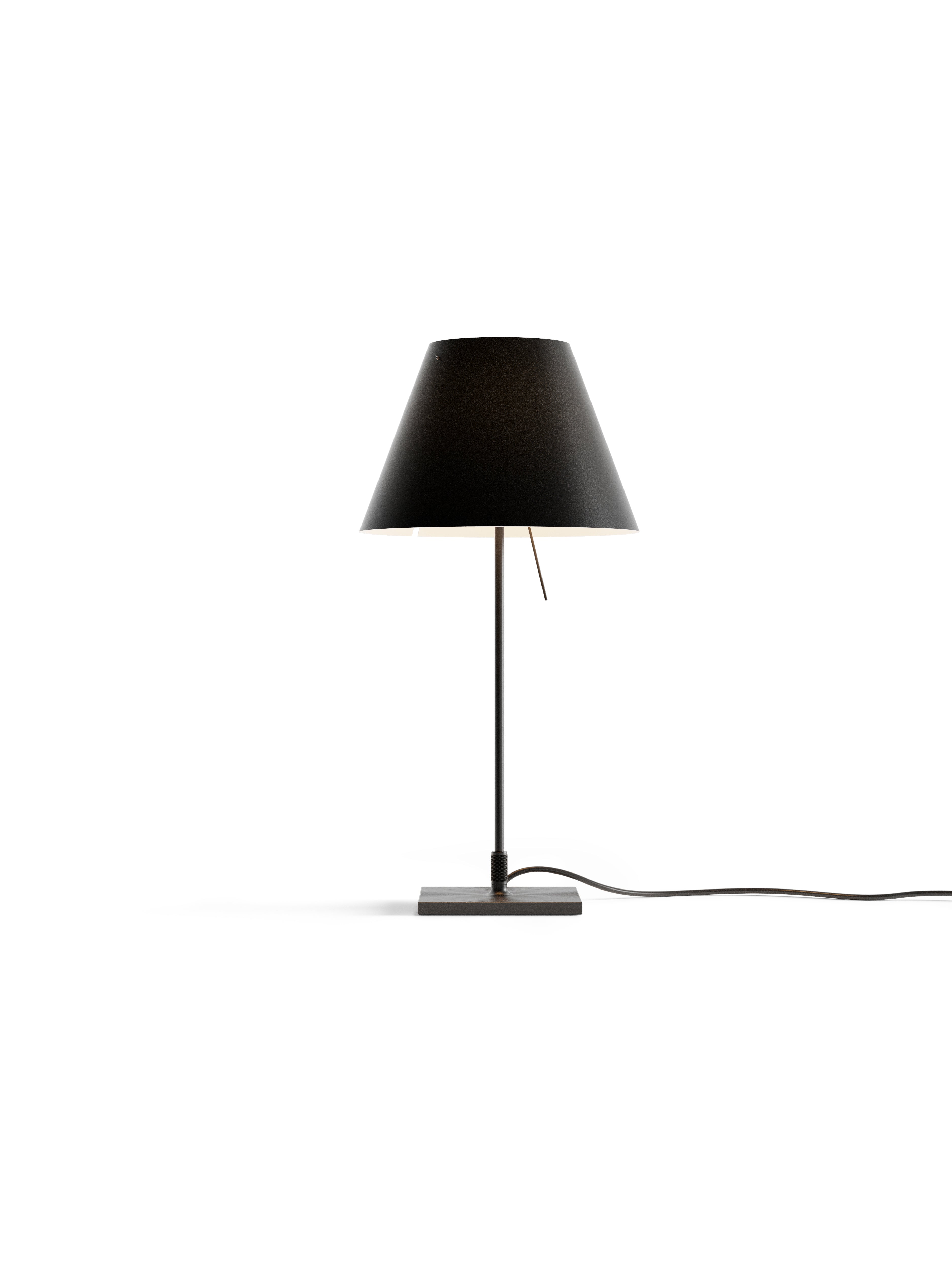 Costanza black table lamp